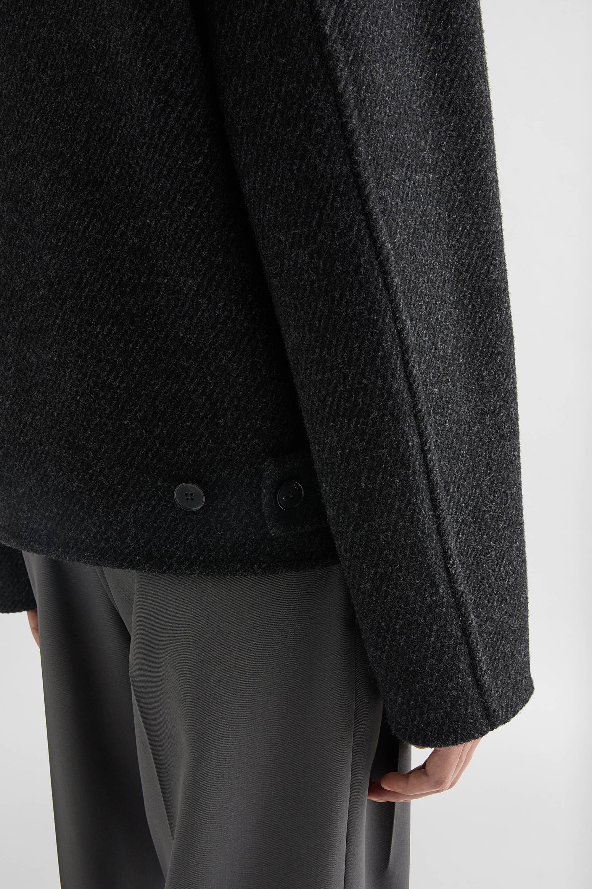 Lightweight Textured Wool Blouson Man | Jil Sander Official Online