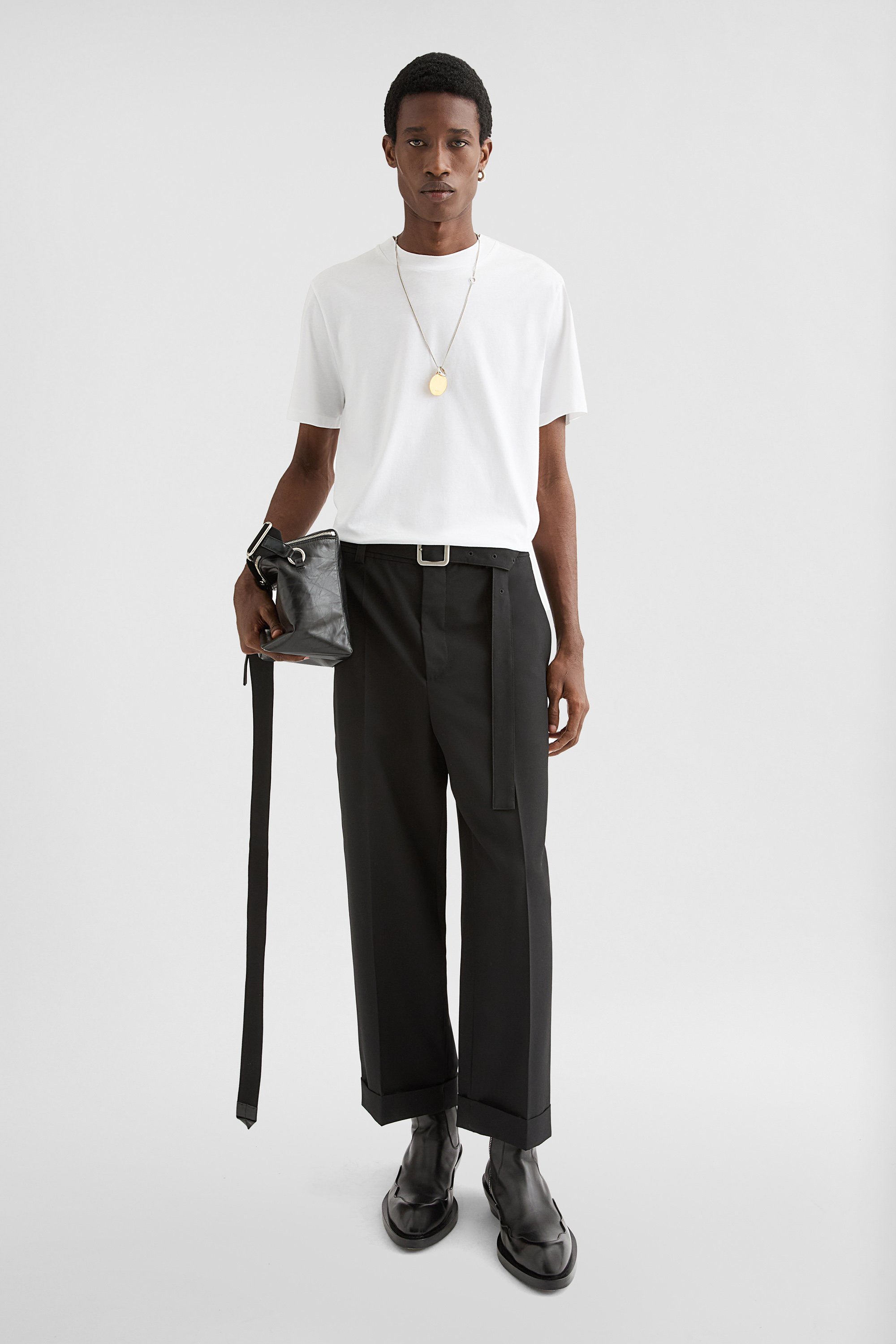 コットン クルーネックTシャツ メンズ | Jil Sander 公式オンラインストア