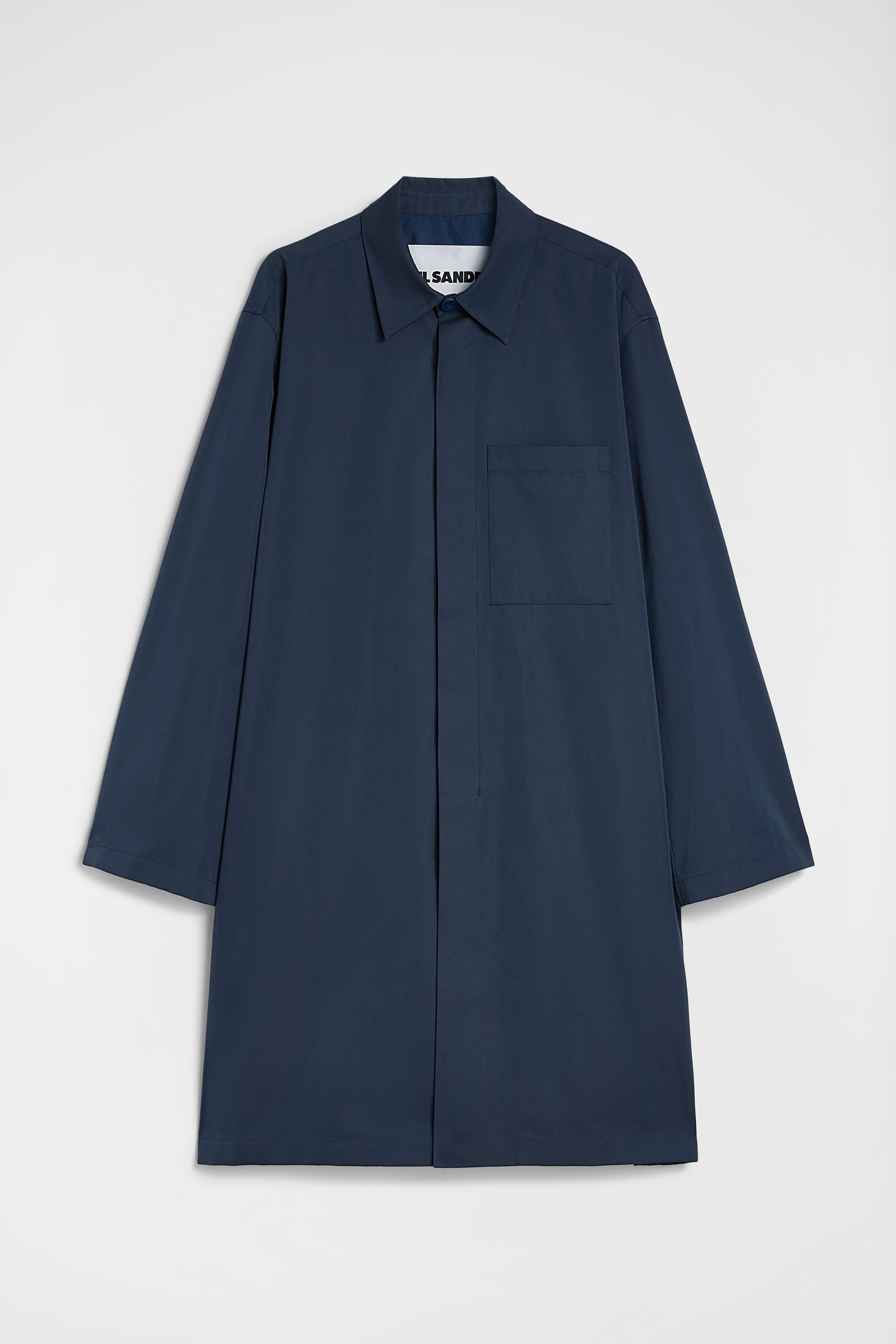 Cotton Blend Poplin Coat Man | Jil Sander Official Online Store