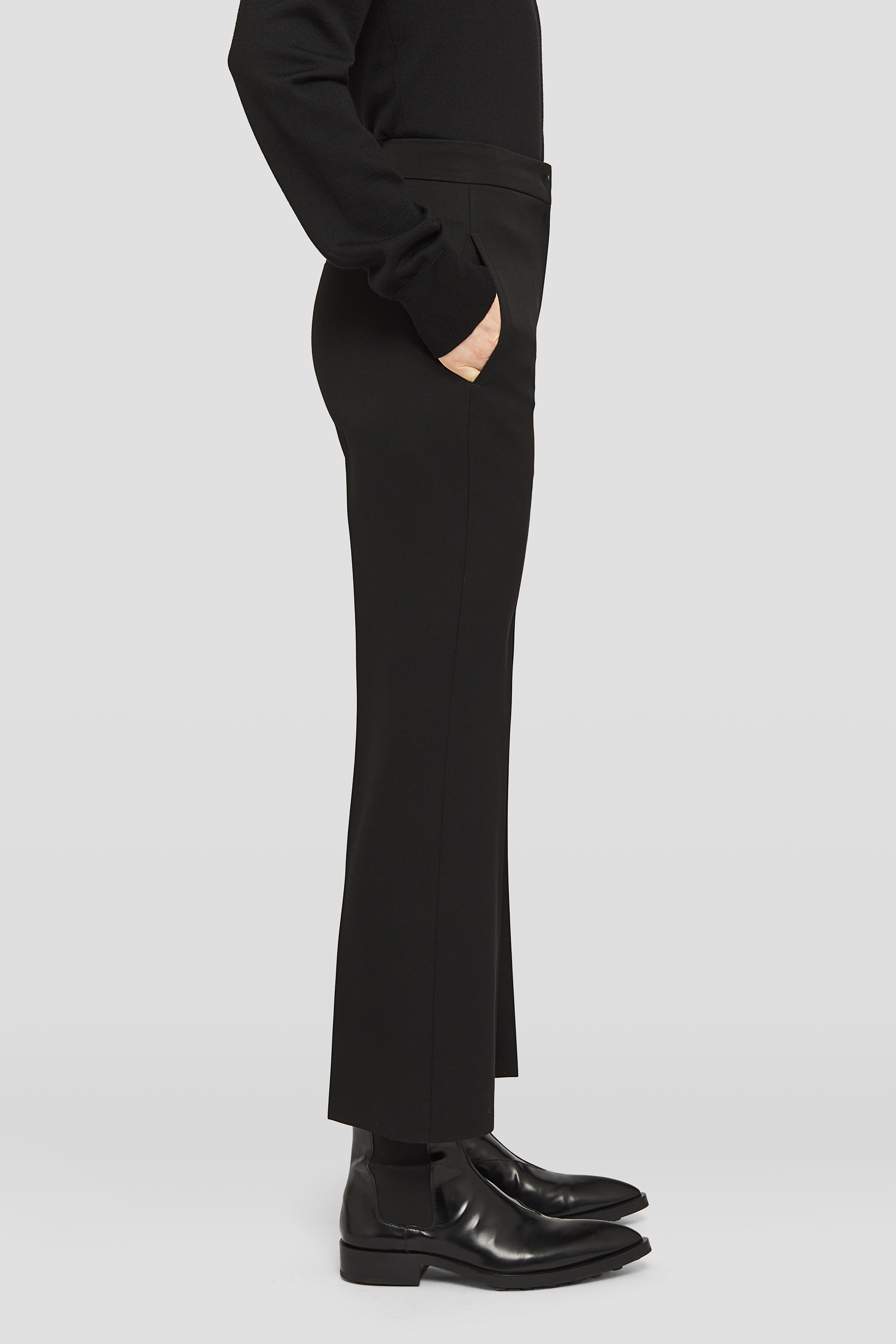 Wool Tailored Trousers - Trousers - Image 4