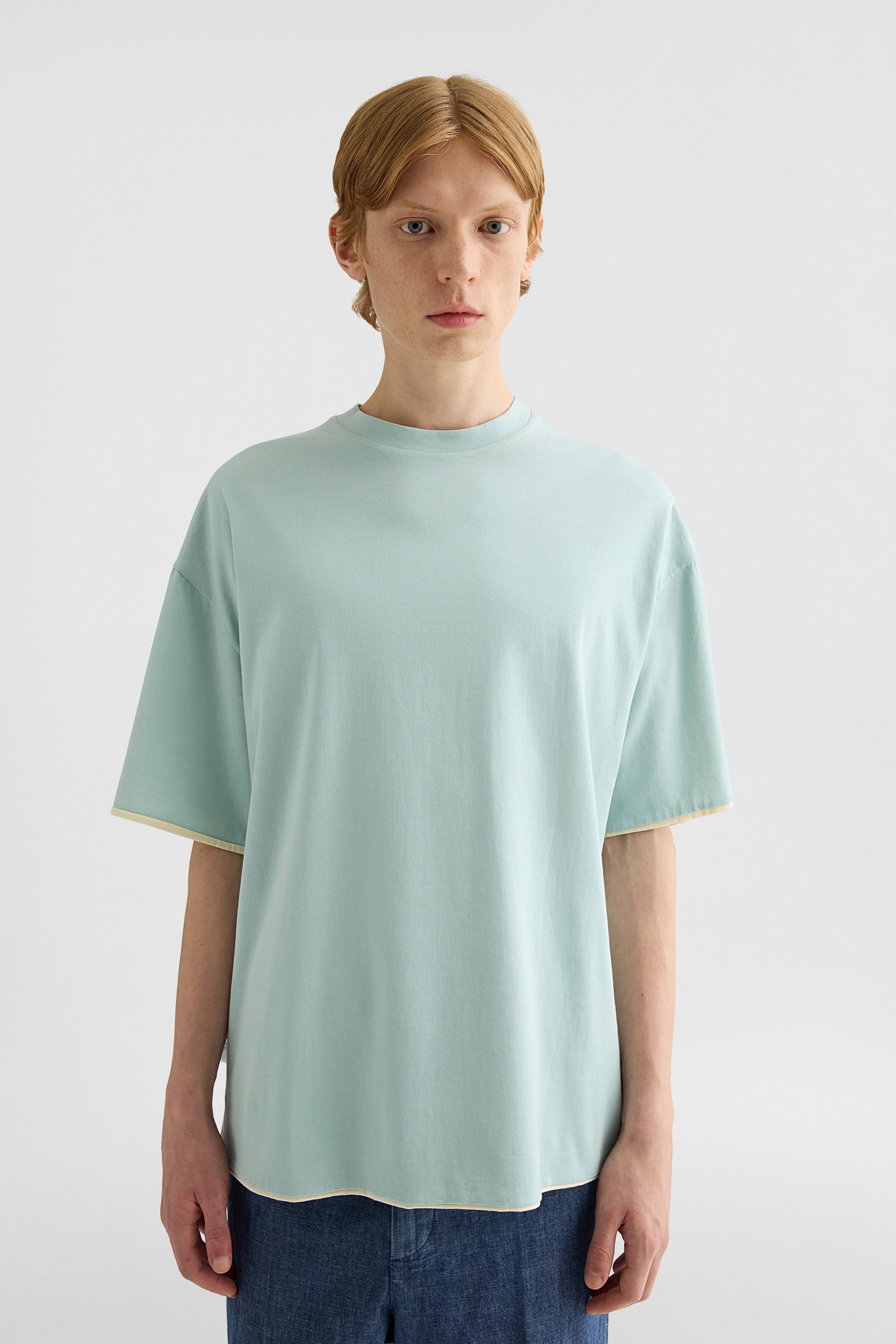 Cotton Reversible T-Shirt Man | Jil Sander Official Online Store
