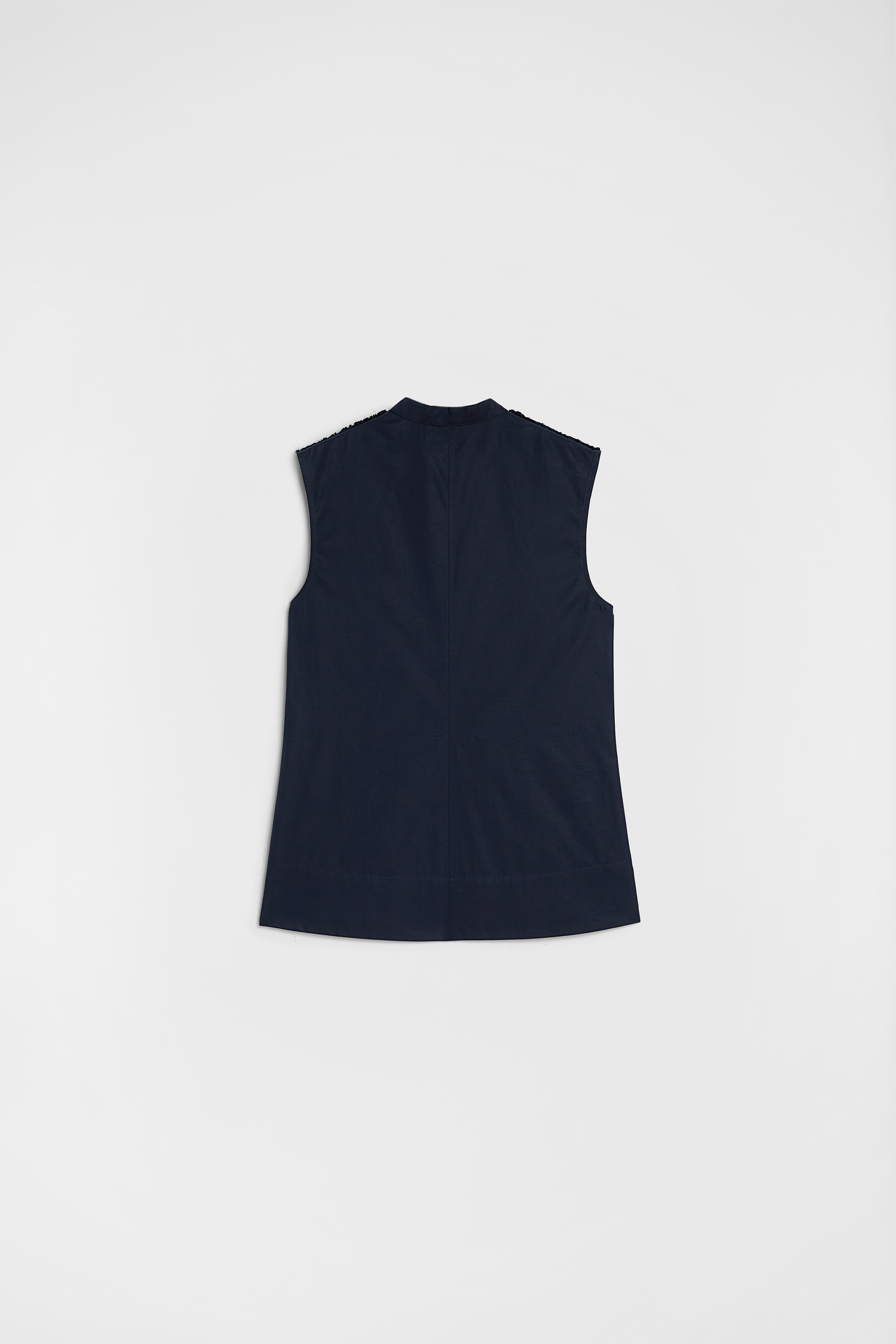 Cotton Poplin Ruffle Top 6