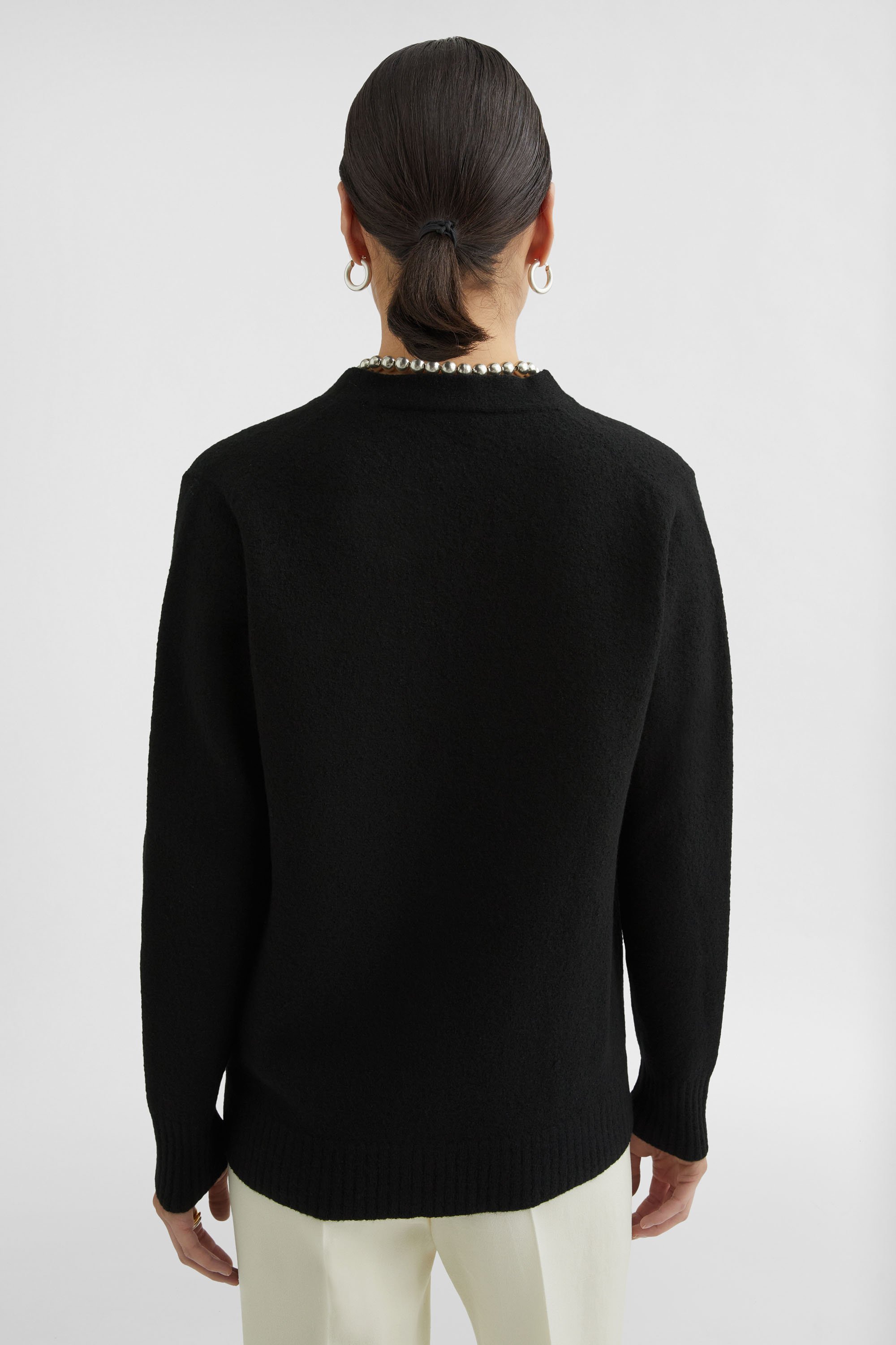 Lightweight Wool V-Neck Cardigan - Cardigans - Image 4