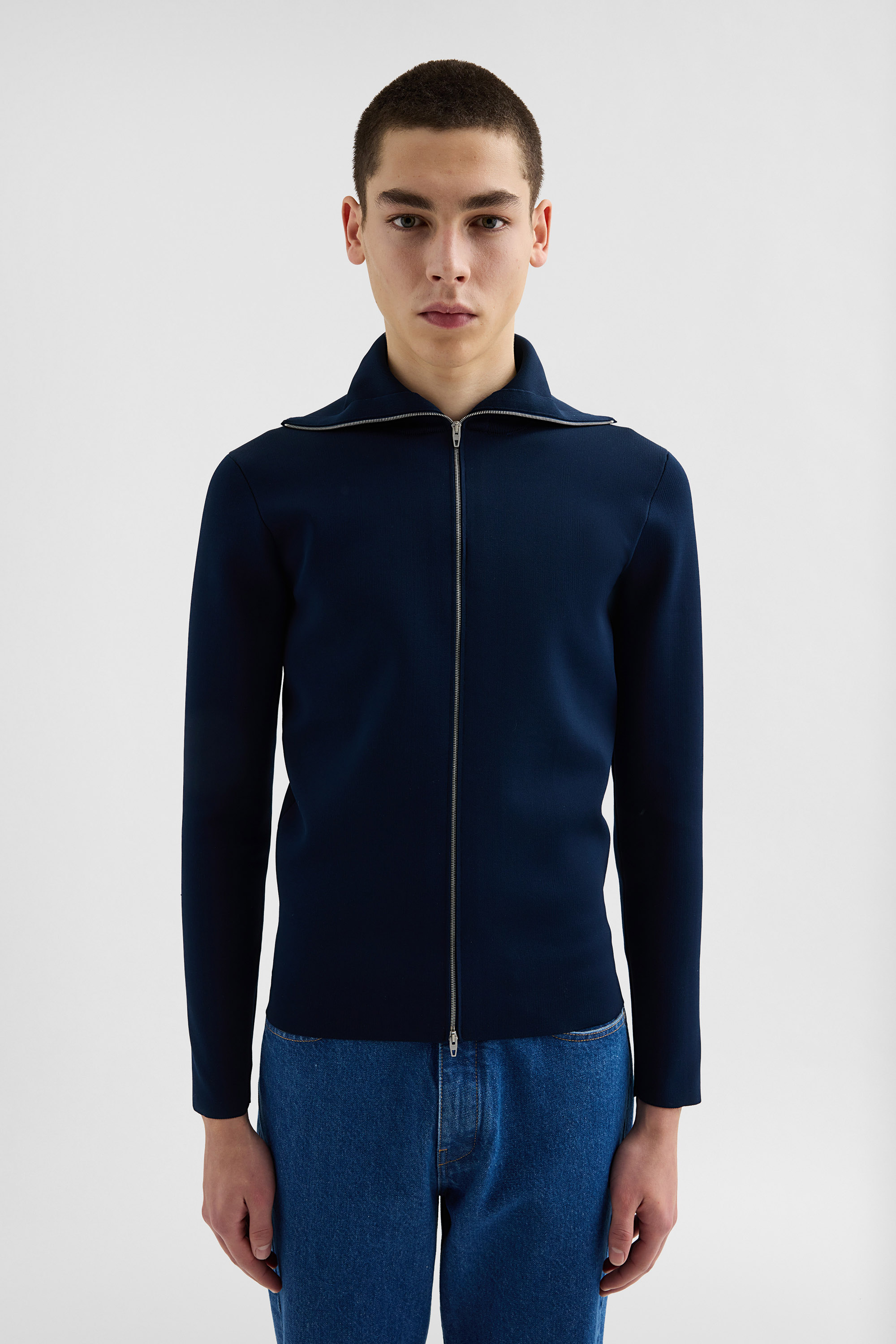 トップス 00's JIL SANDER ZIP UP Cardigan Technical Zip-Up Cardigan Man | Jil Sander Official Online Store