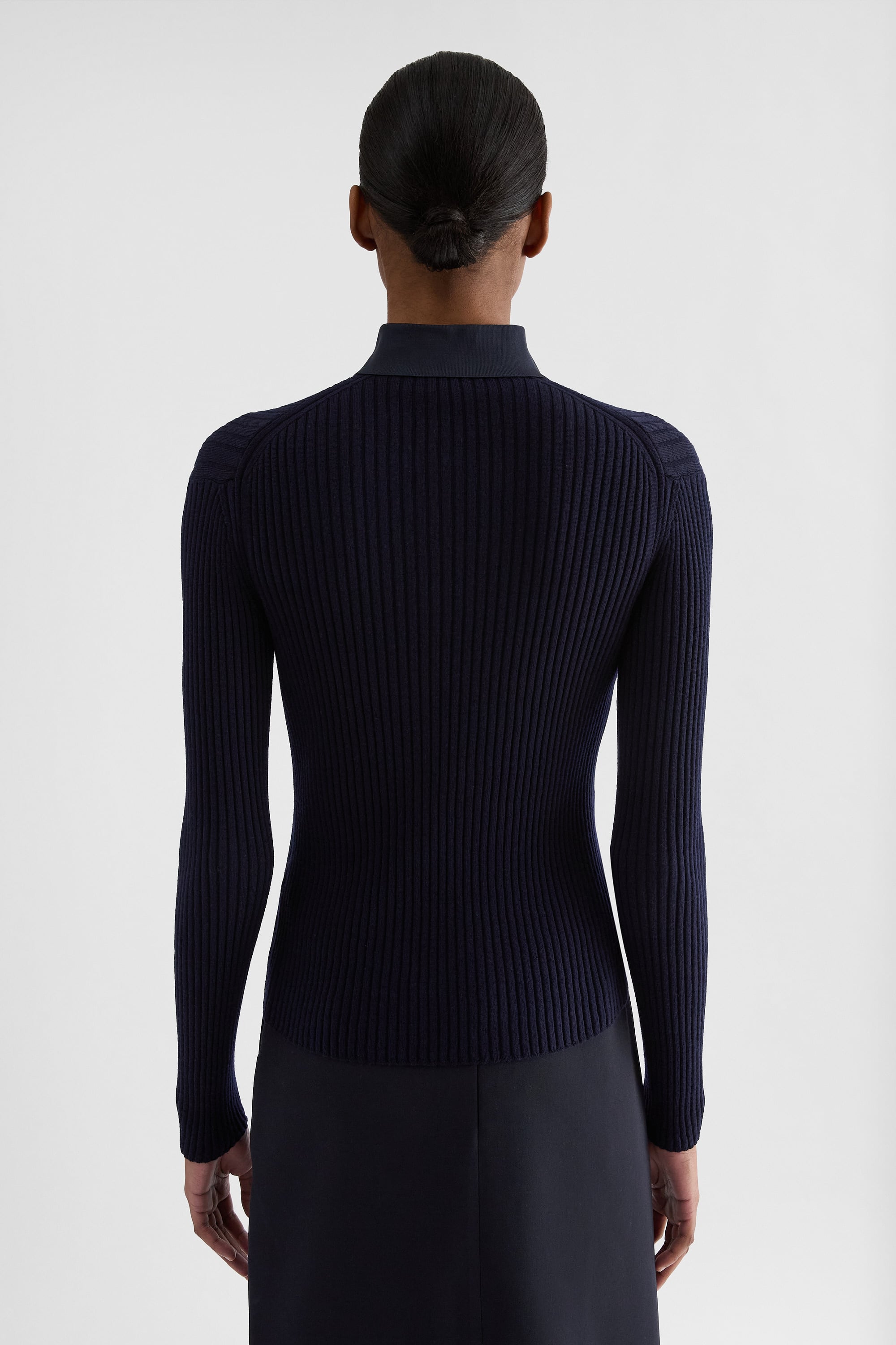 Wool Knit Polo T-Shirt 4