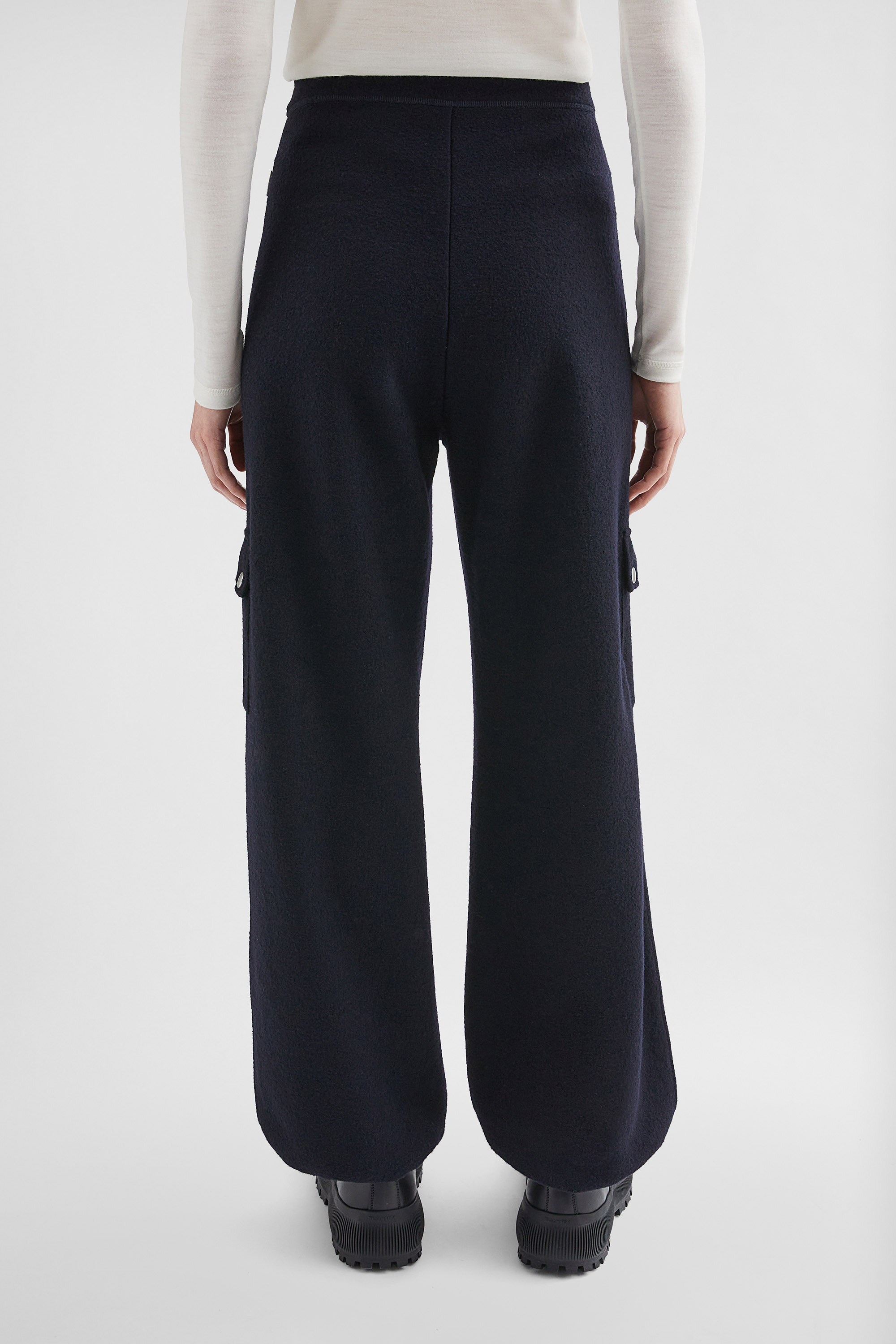 Felt Wool Sweatpants - Trousers - Image 4