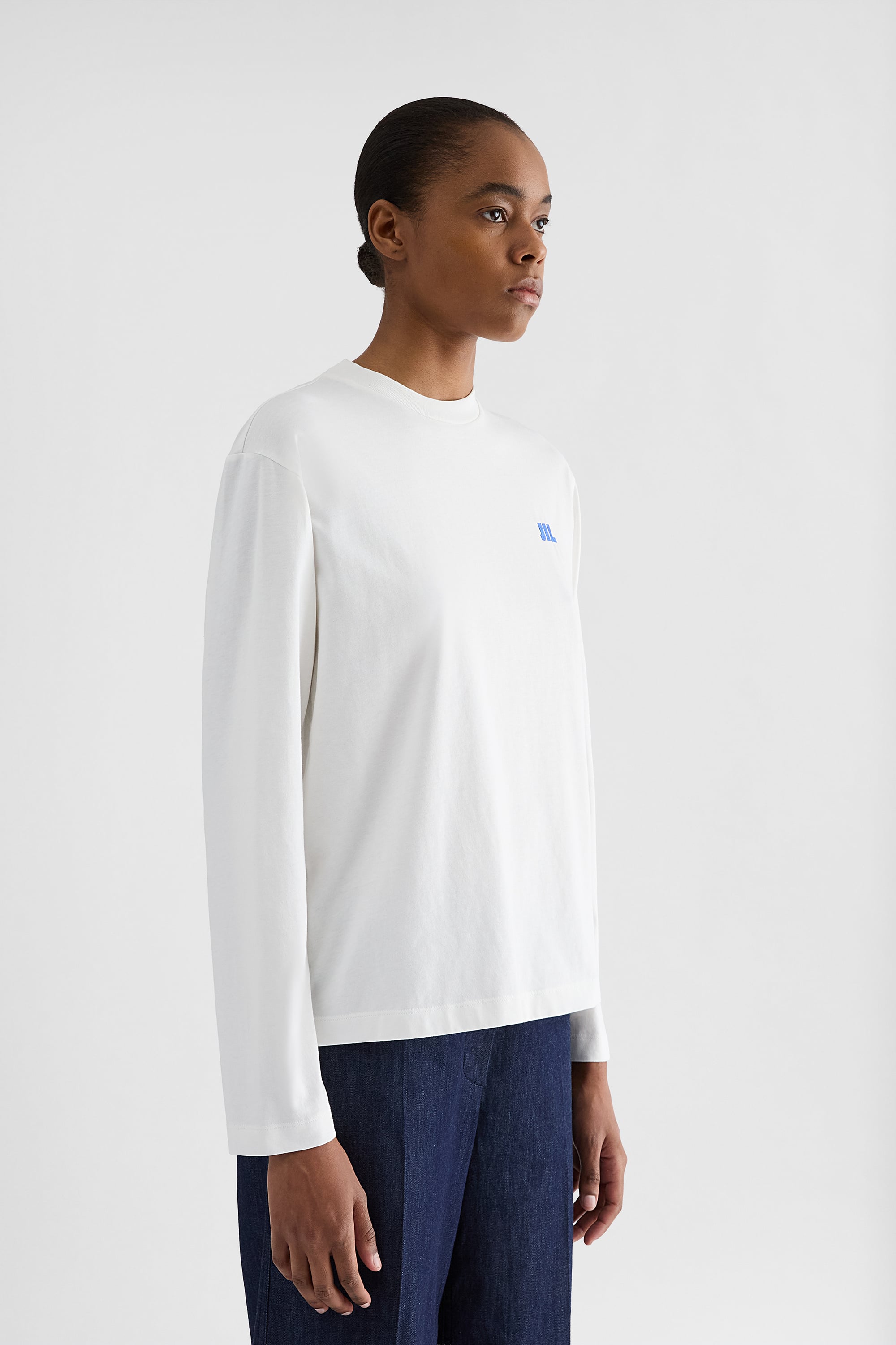 Cotton Crew-Neck T-Shirt Woman | Jil Sander Official Online Store