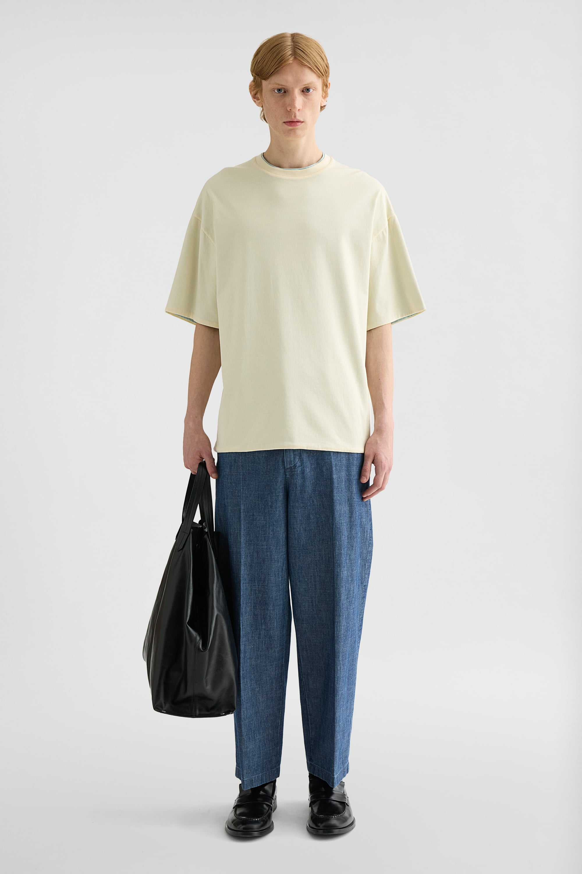 Cotton Reversible T-Shirt Man | Jil Sander Official Online Store