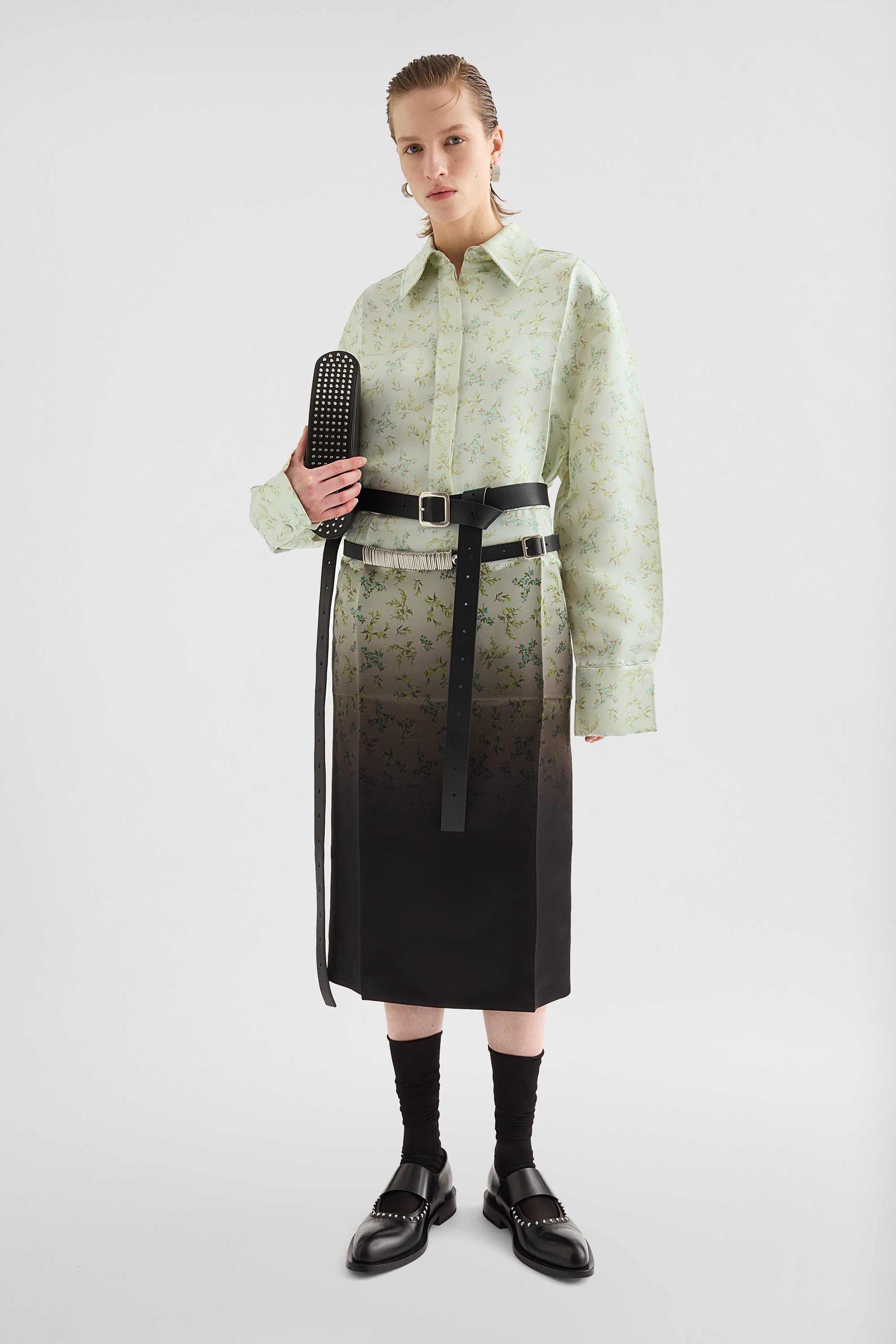 シルクプリントスカート ウィメンズ | Jil Sander 公式オンラインストア