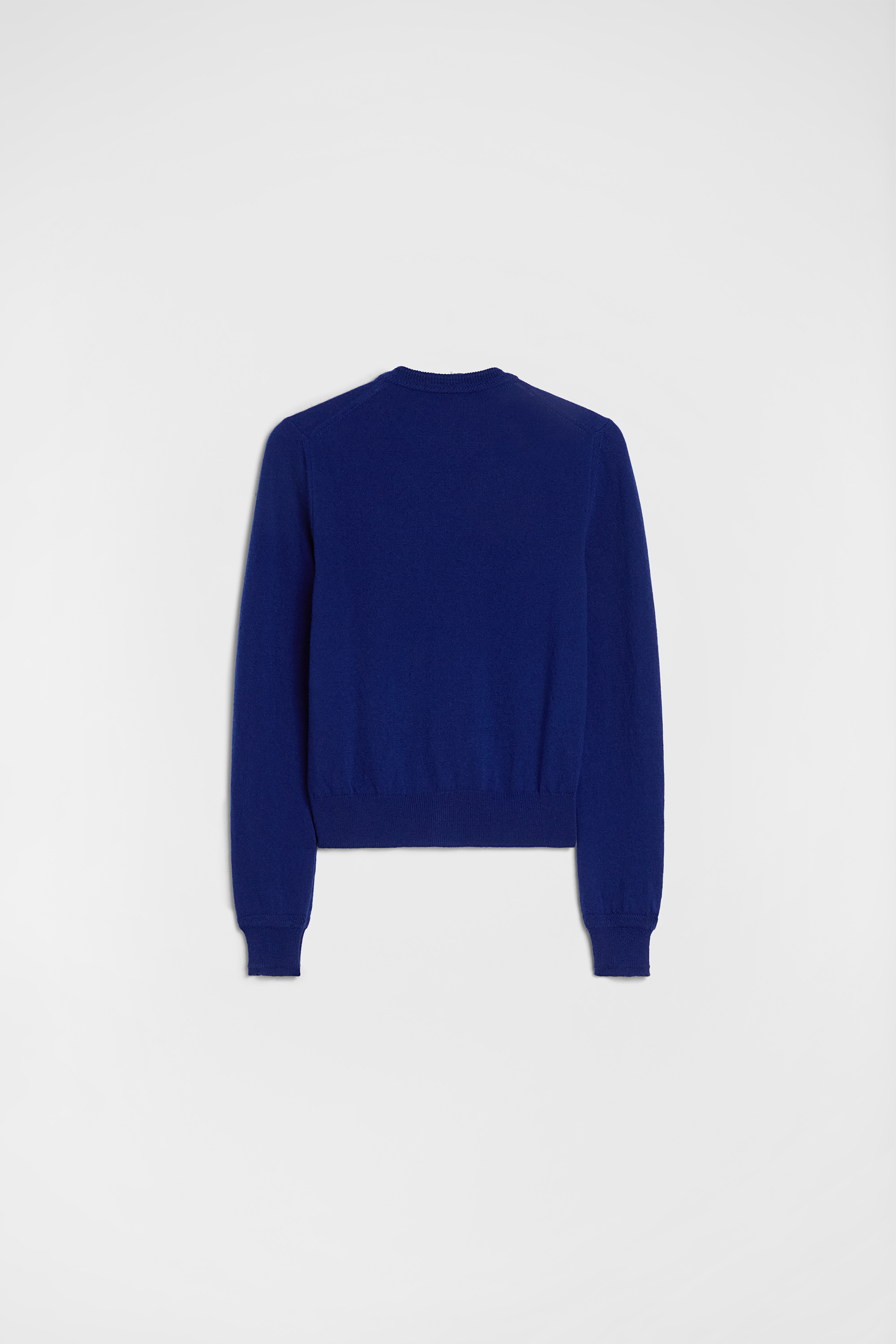 Lightweight Wool Crew-Neck Cardigan 6