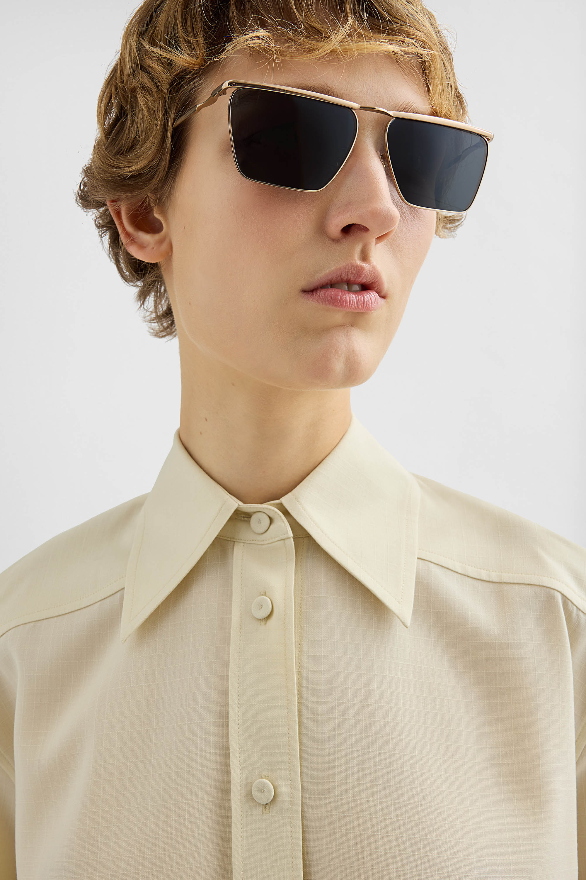 Wireframe Sunglasses Edition 2 for Woman | Jil Sander Official