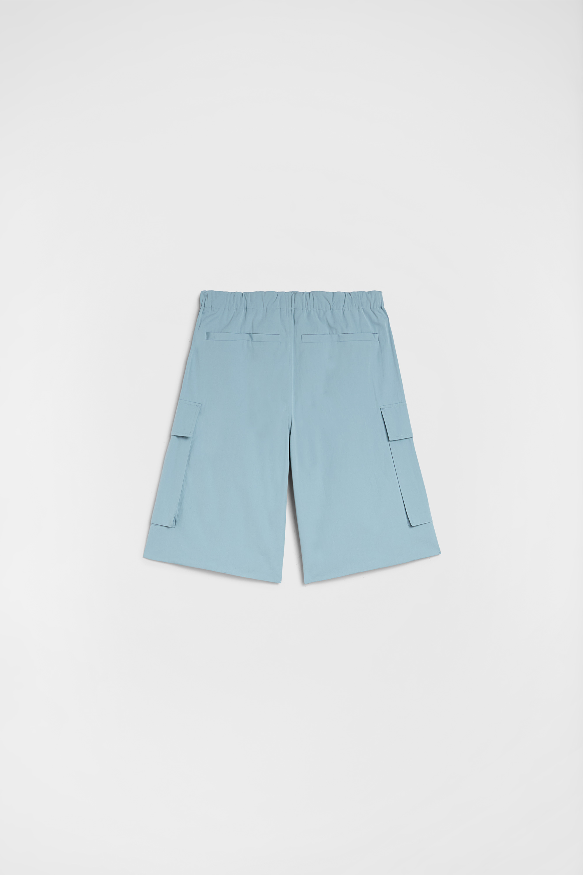 Cotton Poplin Cargo Shorts 7