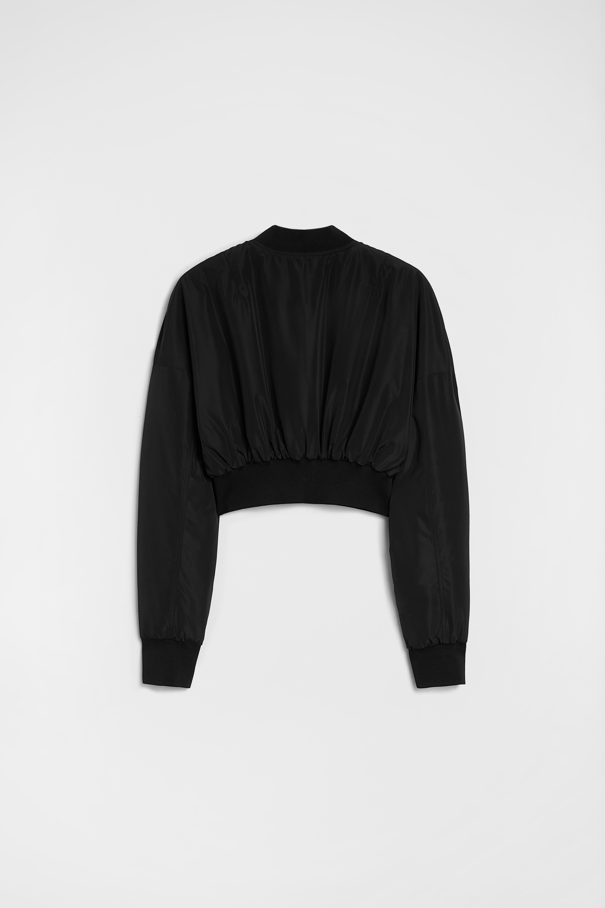 Taffeta Cropped Bomber Jacket 6