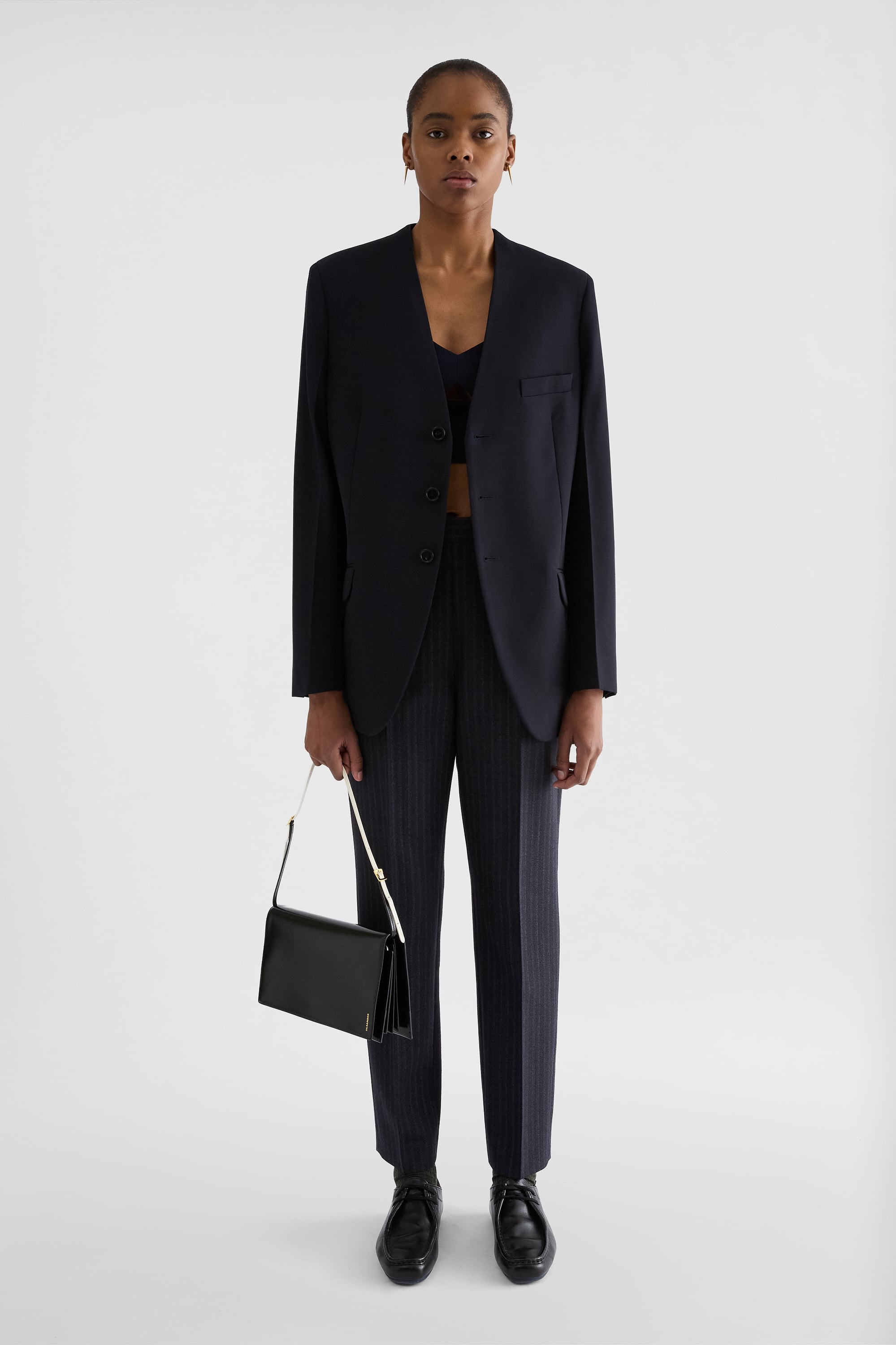 Wool Gabardine Tailored Jacket Woman | Jil Sander Official Online