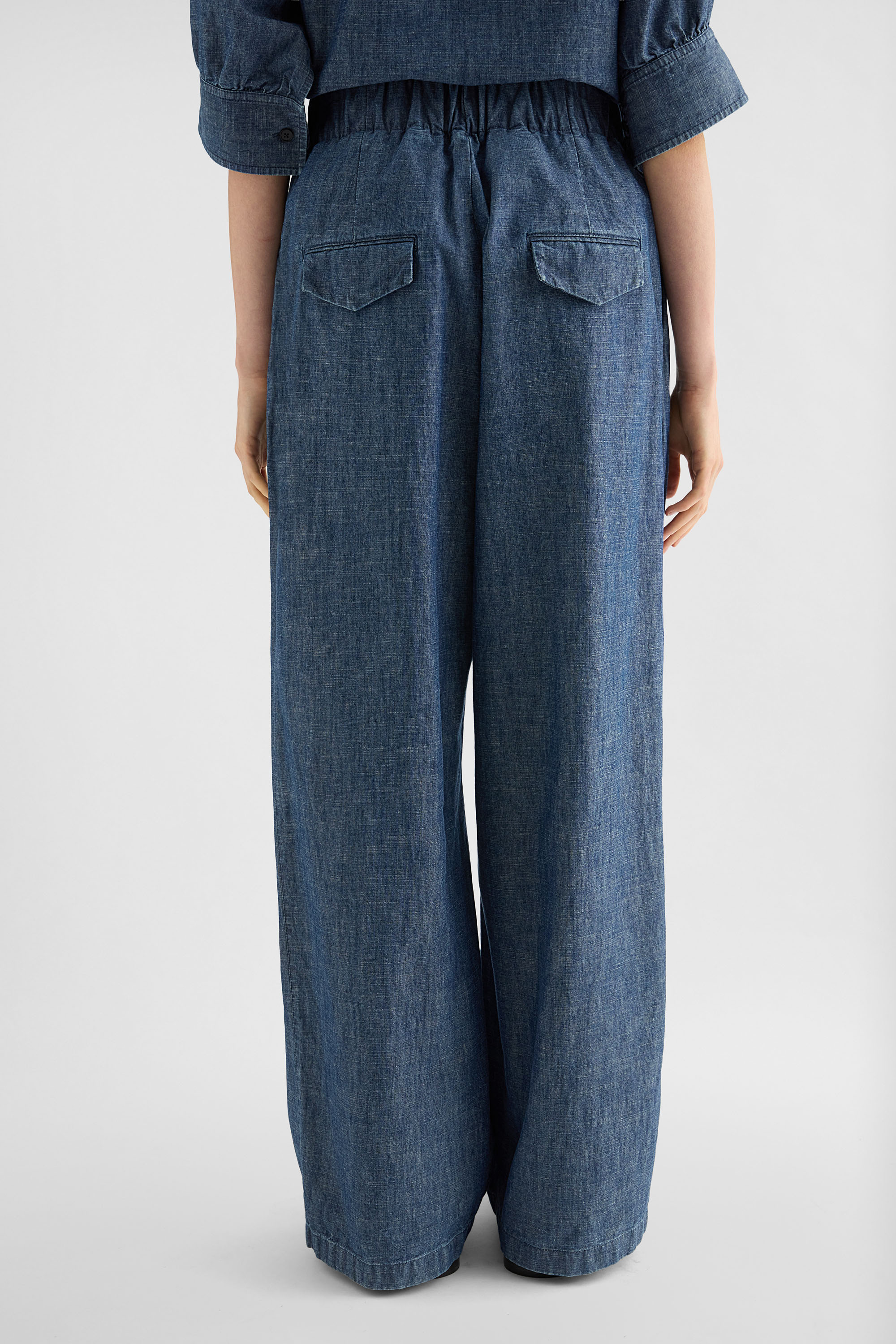 Cotton Chambray Trousers 4