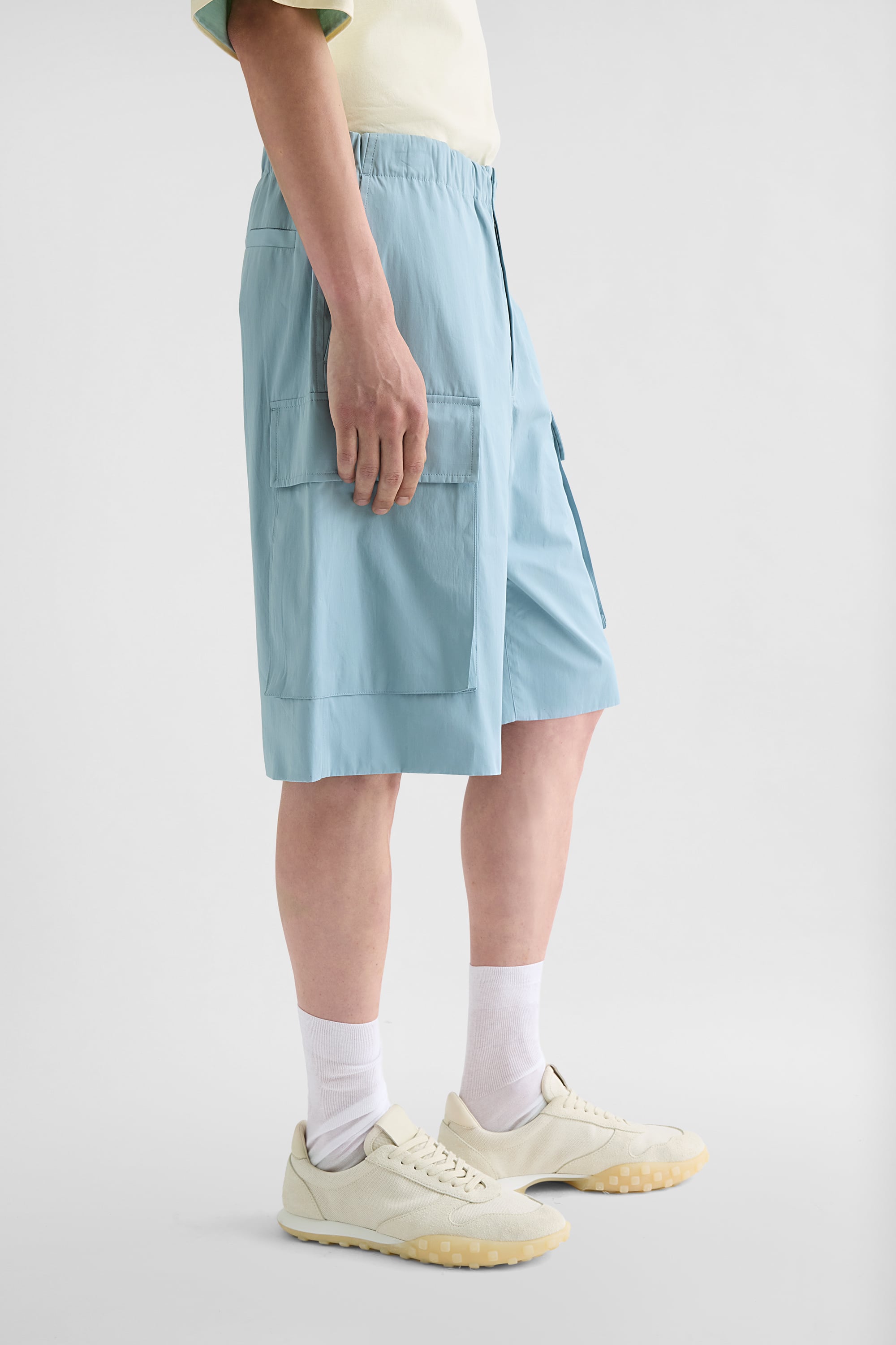 Cotton Poplin Cargo Shorts 3