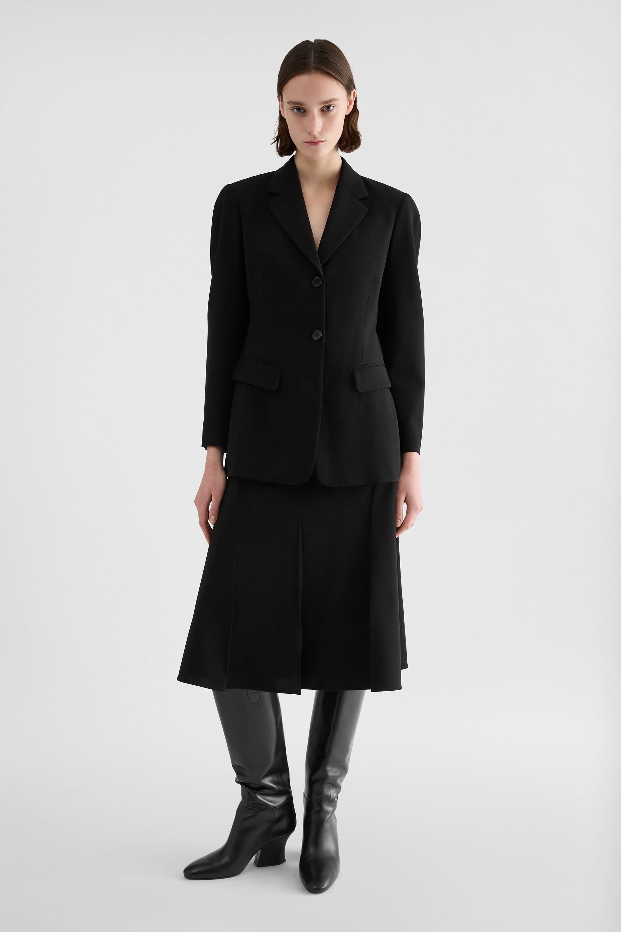 Jil Sander ウール サブレ テーラードジャケット