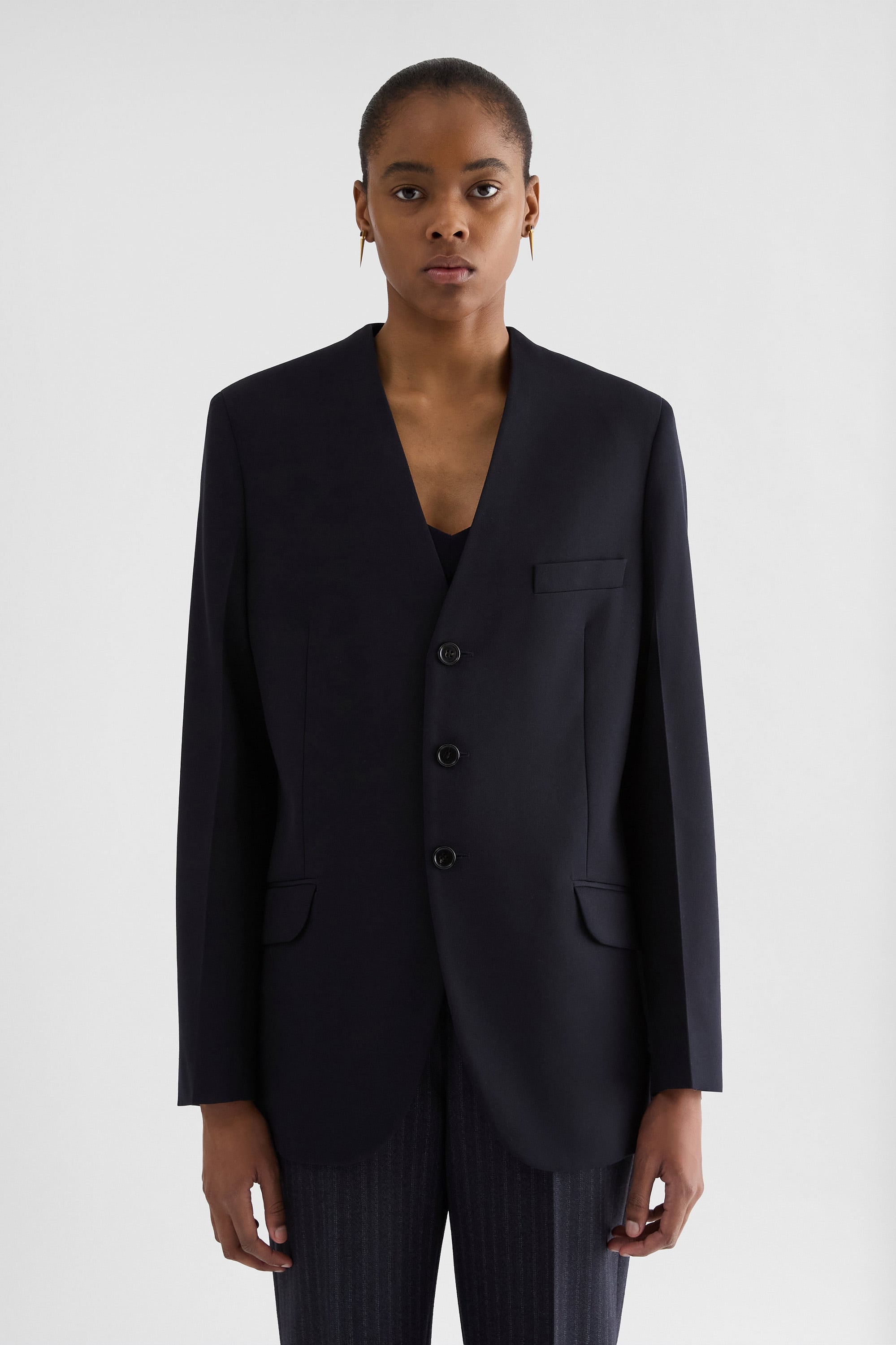 ジャケット・アウター 2022SS JIL SANDER Tailored Jacket Wool Gabardine Tailored Jacket Woman | Jil Sander Official Online