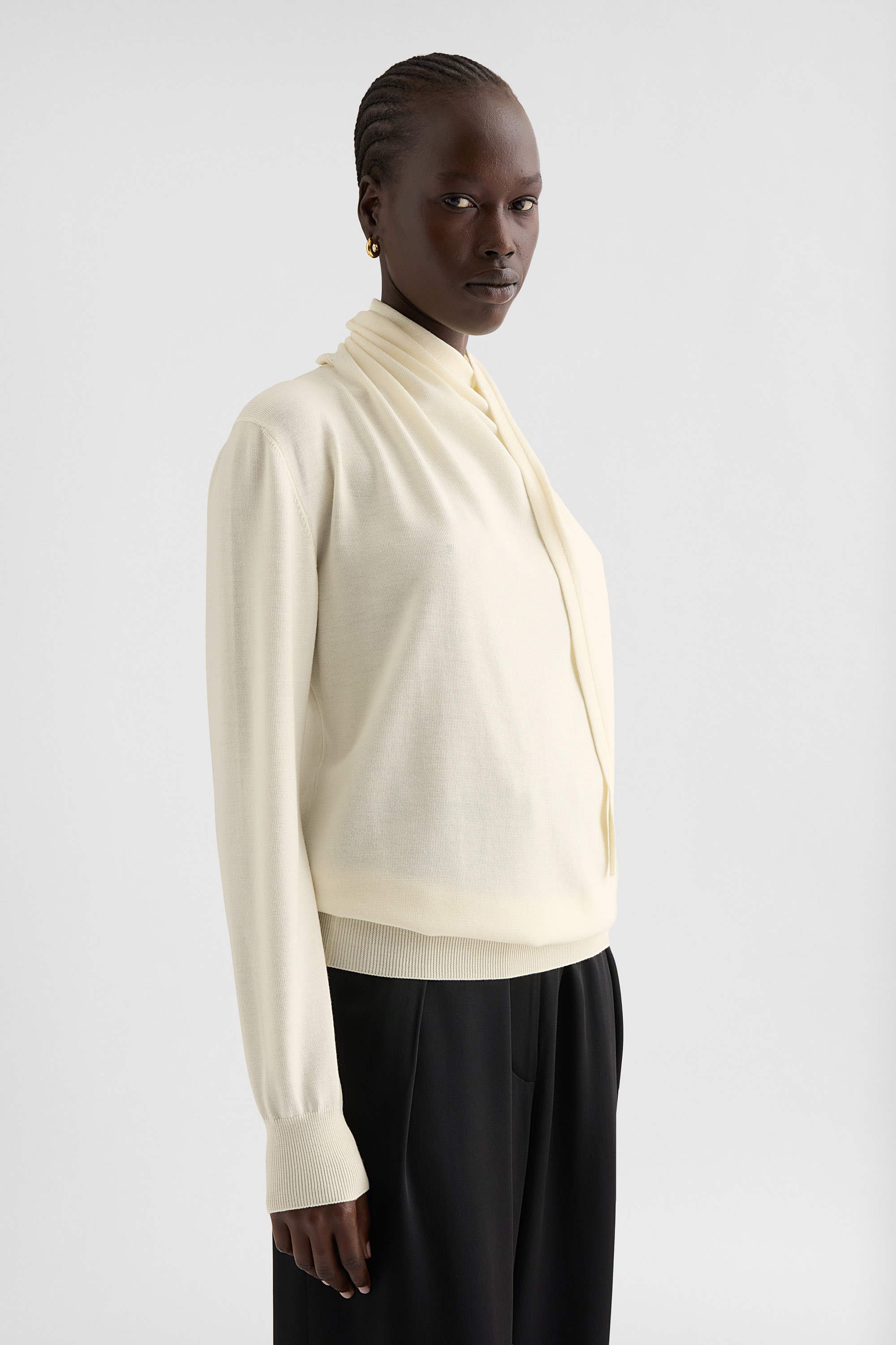 Lightweight Wool High-Neck Sweater Woman | Jil Sander Official 