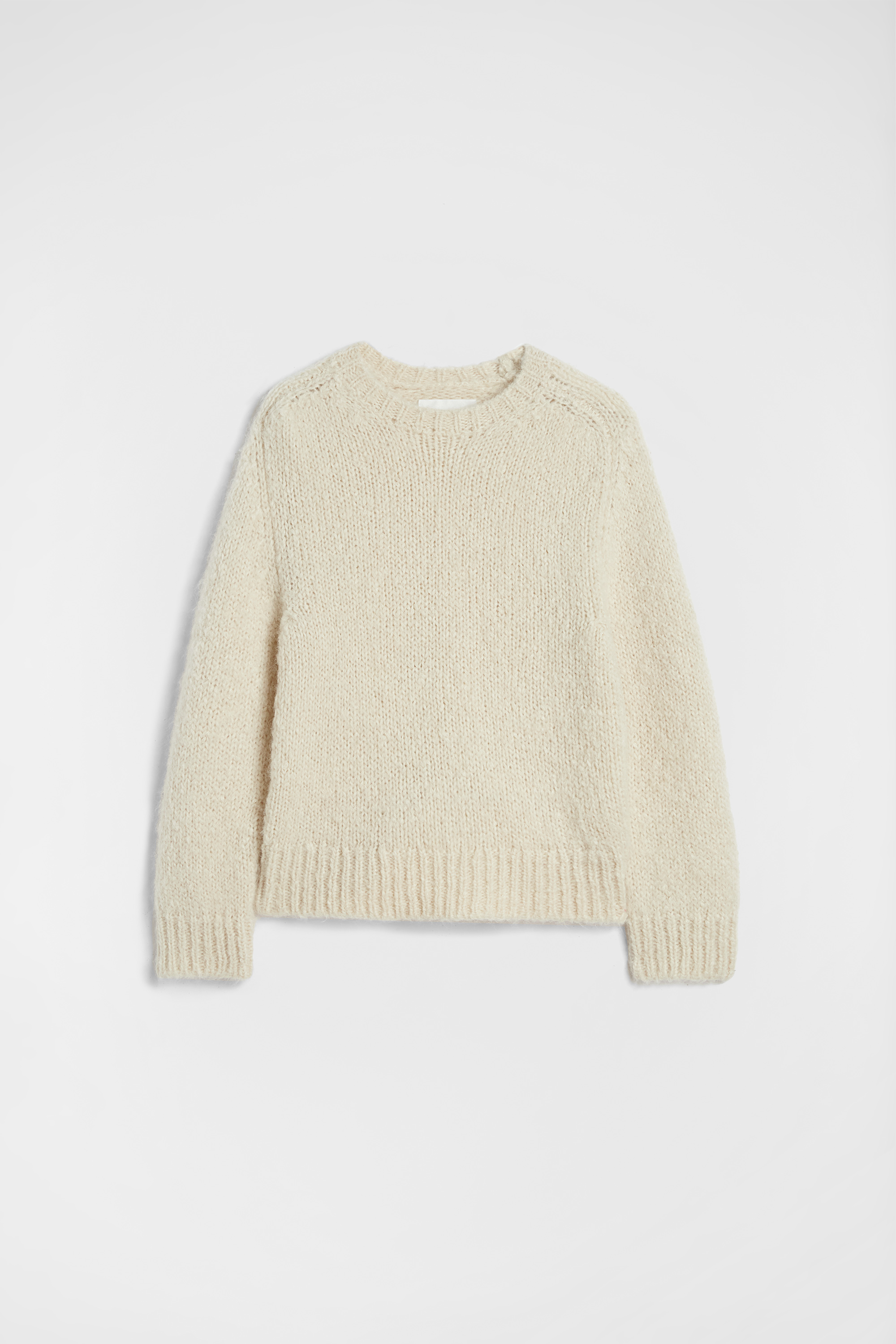 Wool Blend Crew-Neck Sweater - Sweaters - Image 5
