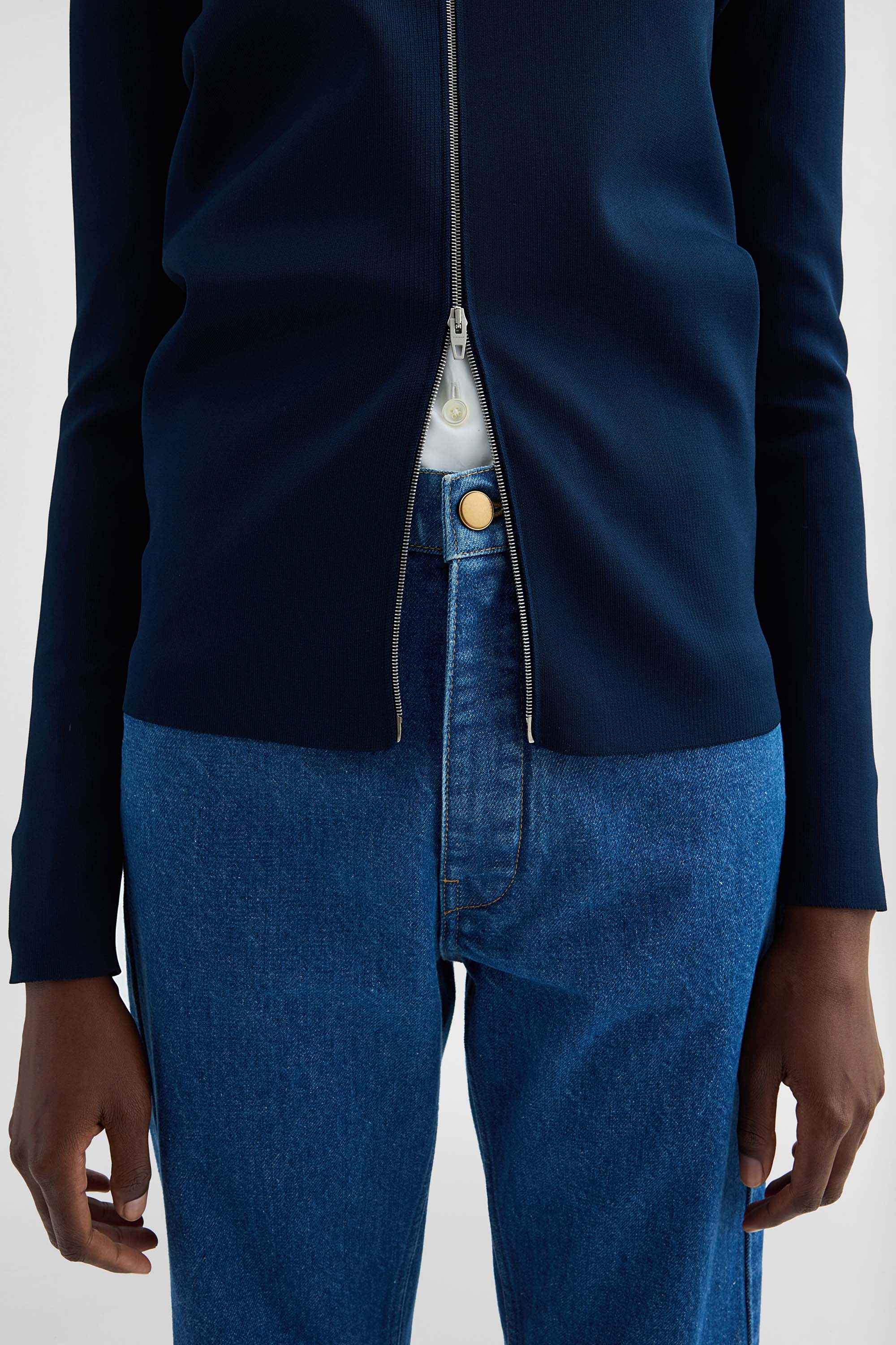 Technical Zip-Up Cardigan Woman | Jil Sander Official Online Store