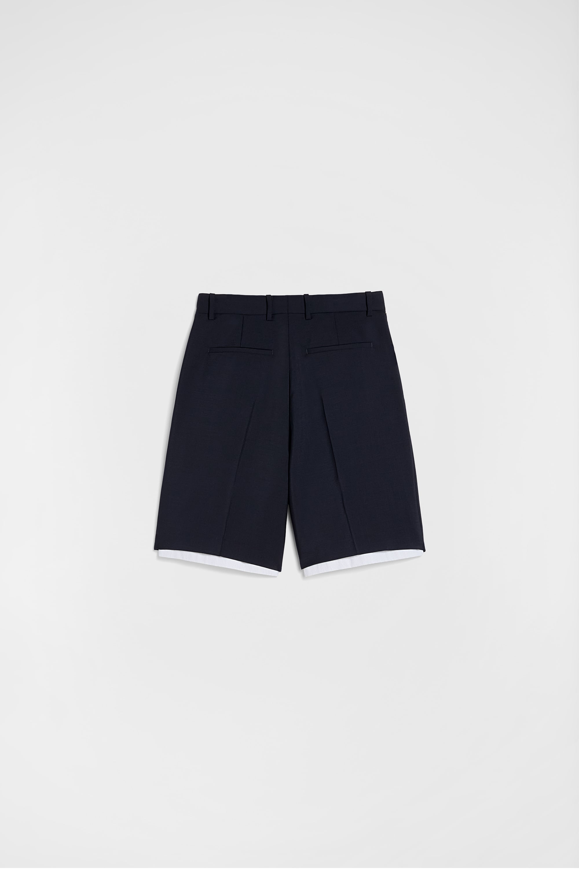 Wool Canvas Shorts Man | Jil Sander Official Online Store