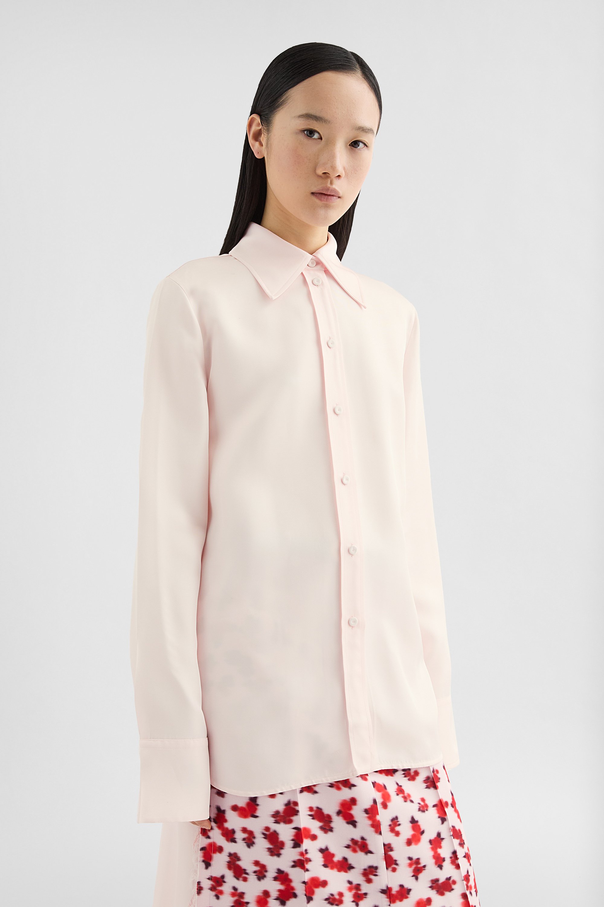 フルイド　ビスコース　シャツ フルイド ビスコース シャツ メンズ | Jil Sander 公式