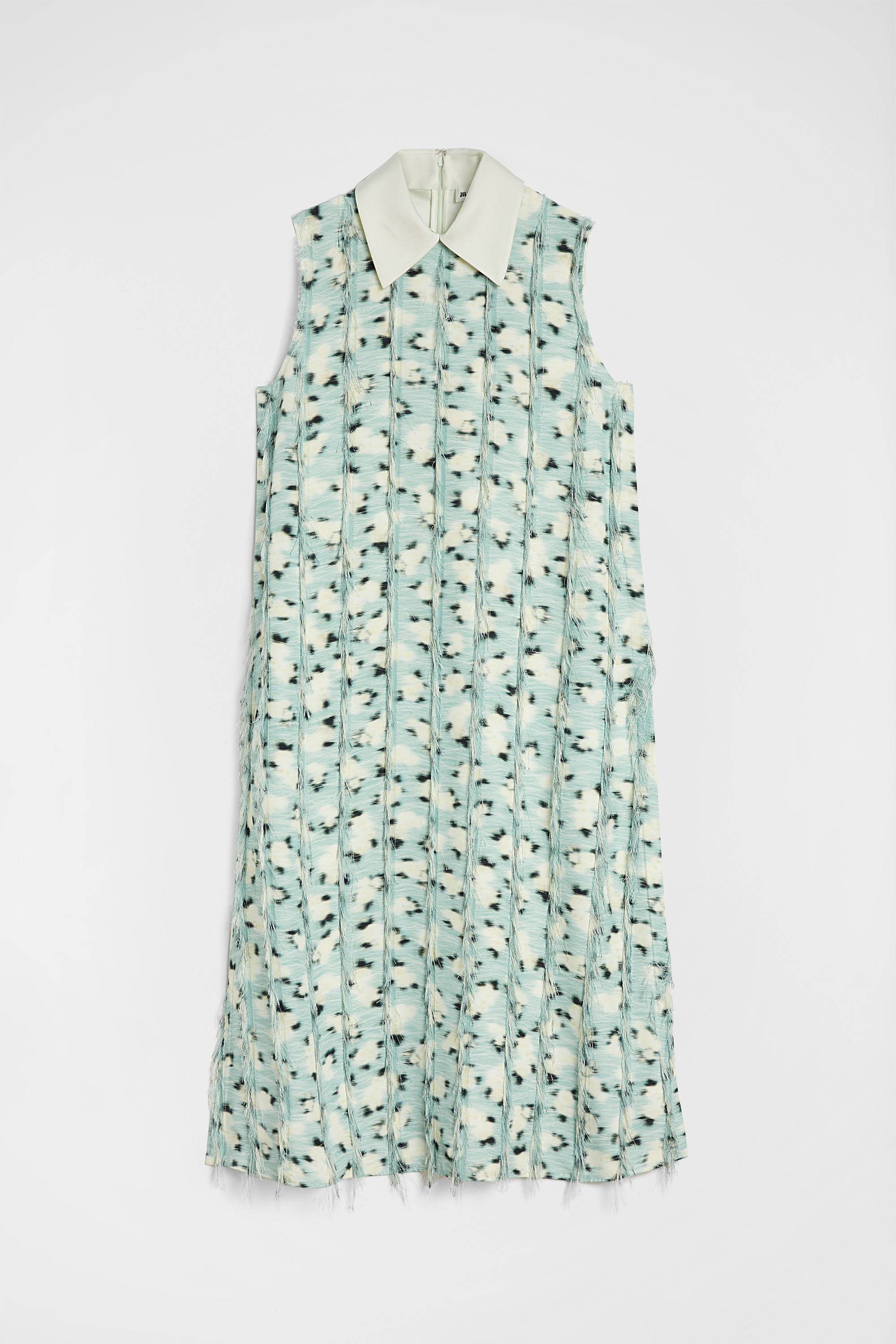 Fringed Fil Coupe Printed Dress - Dresses - Image 5