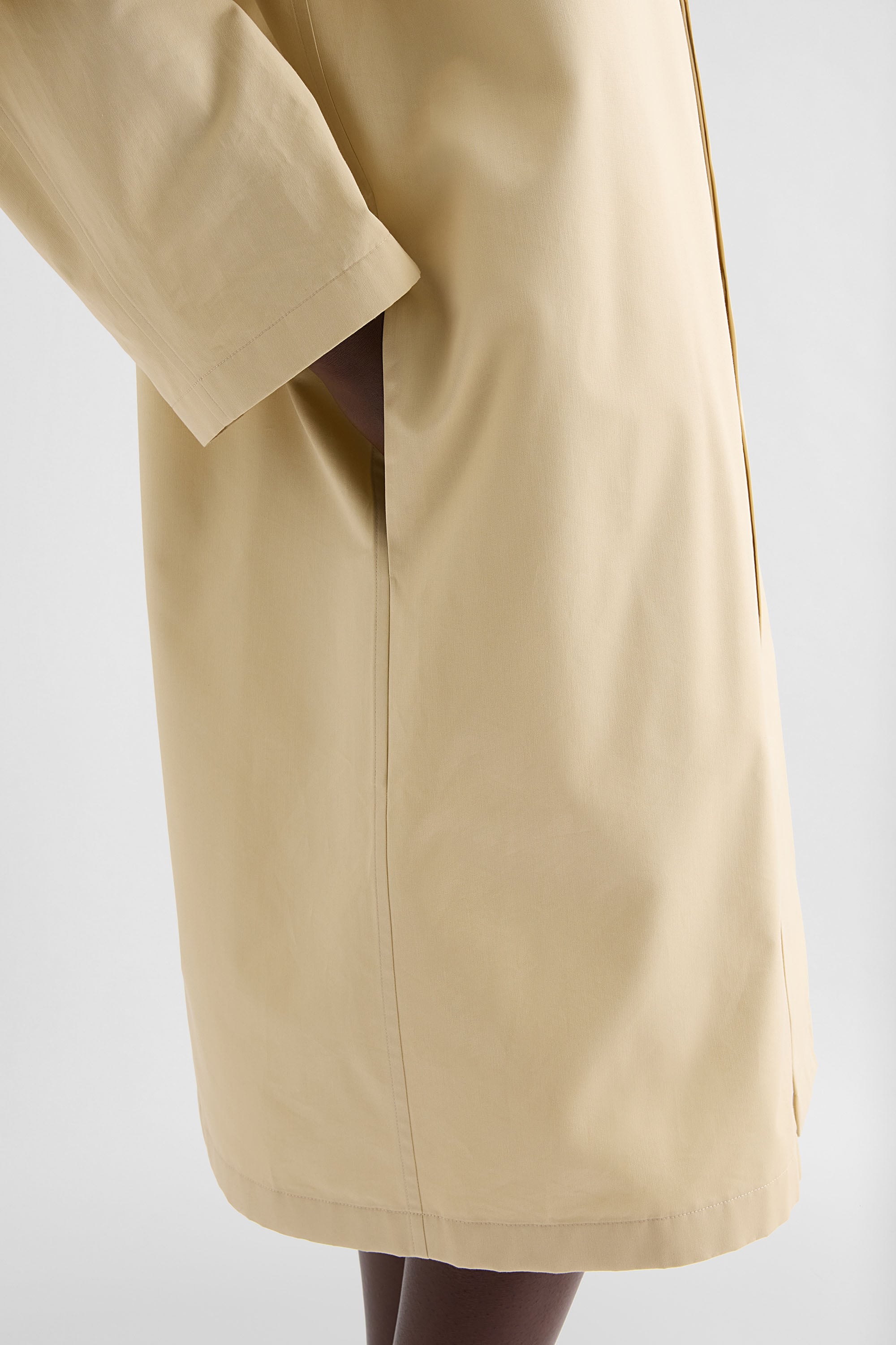 Cotton Blend Poplin Coat Woman | Jil Sander Official Online Store