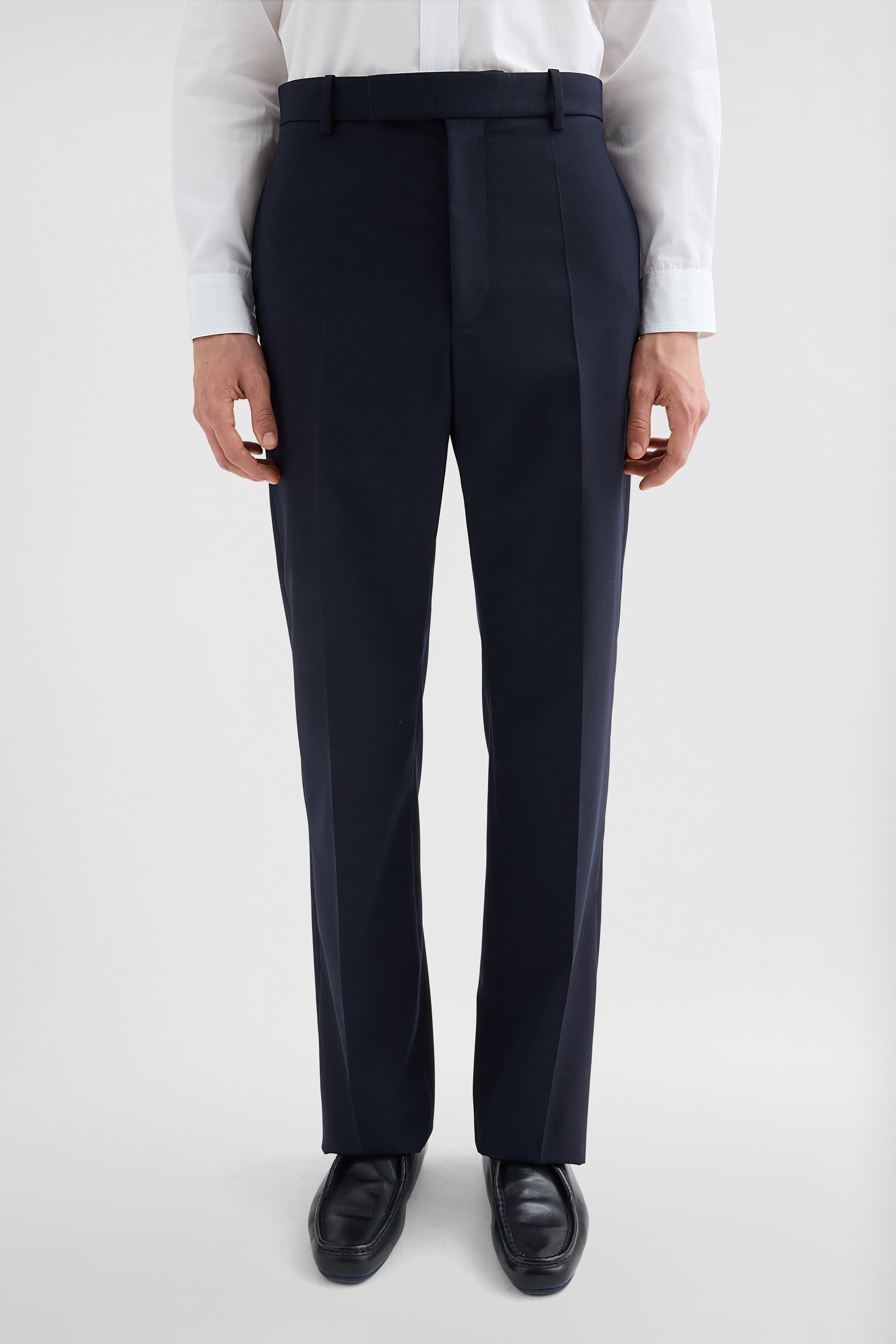 Wool Poplin Trousers 2