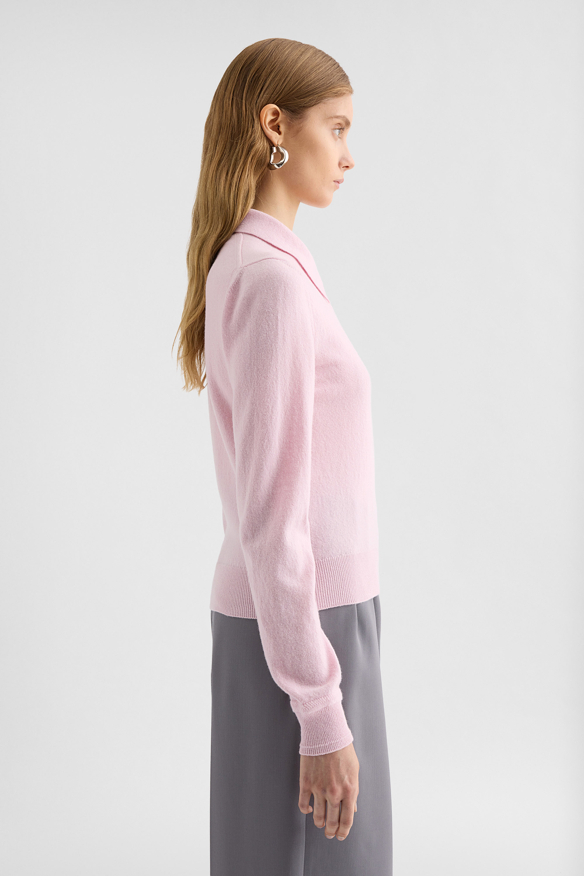 Lightweight Wool Polo Sweater Woman | Jil Sander Official Online Store