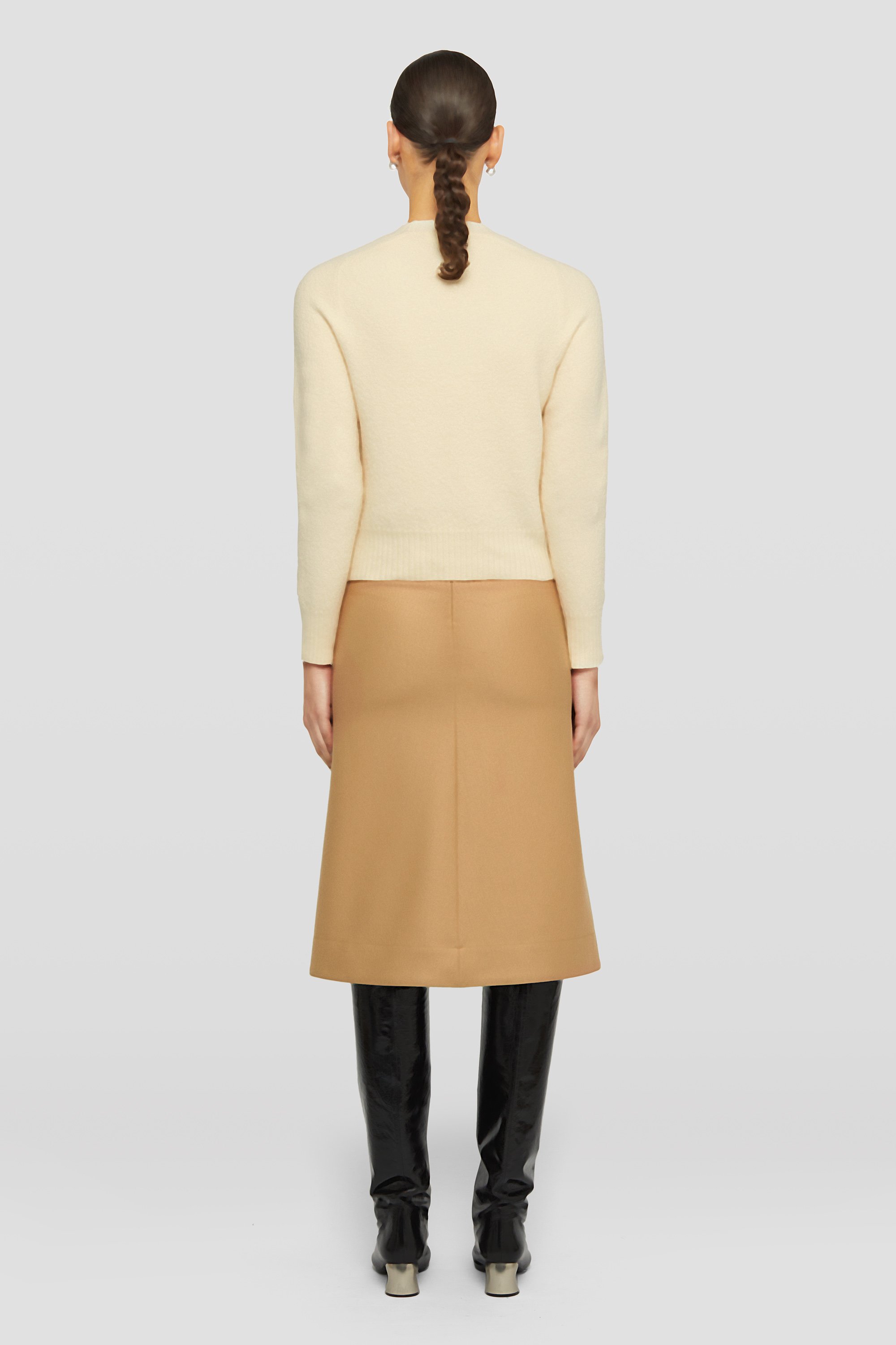 Lightweight Wool Crew-Neck Sweater - Sweaters - Image 3