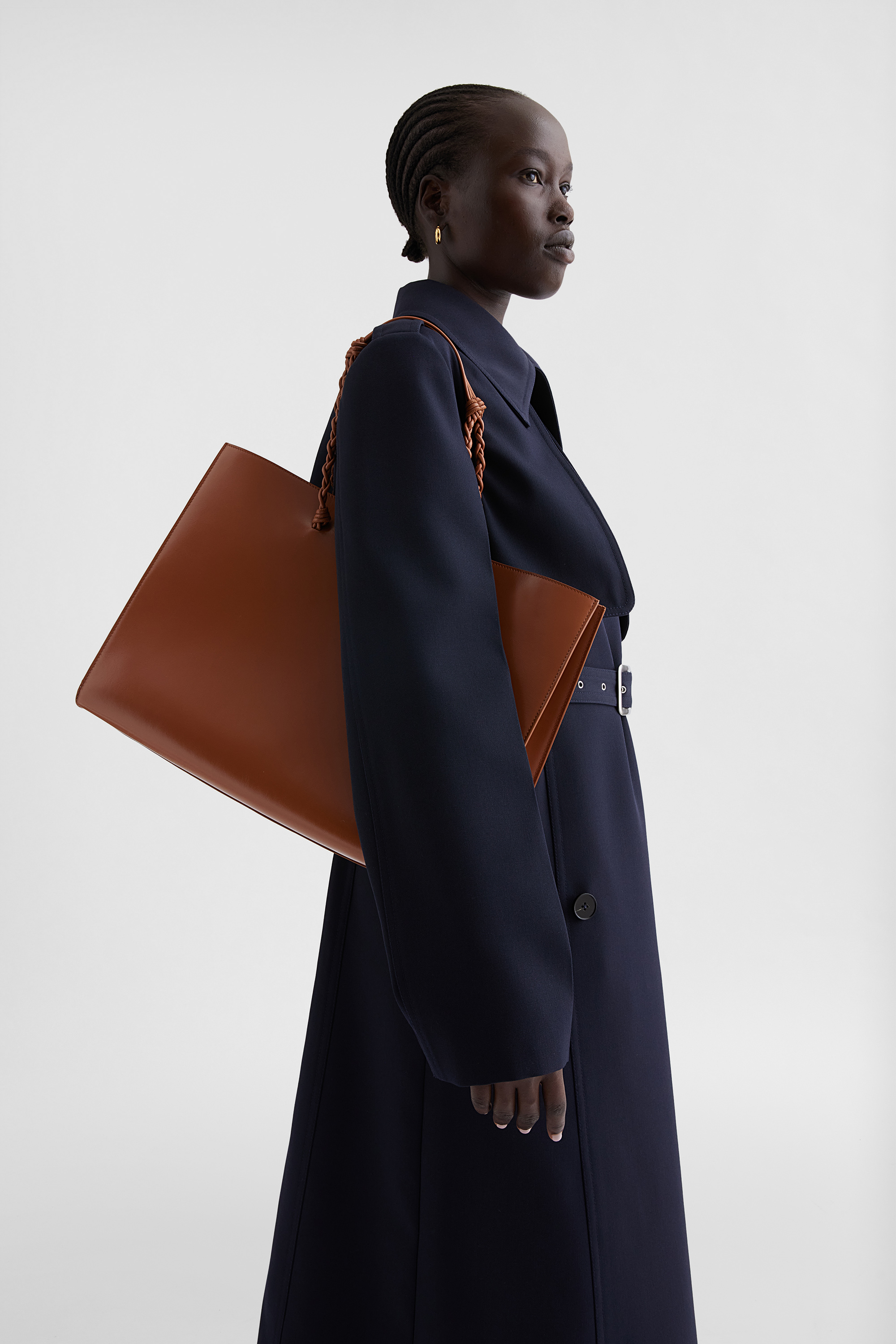り*ず様 JIL SANDER 2way tote・hand bag Jil Sander Voyage Drawstring Leather Tote Bag | Brown | FARFETCH