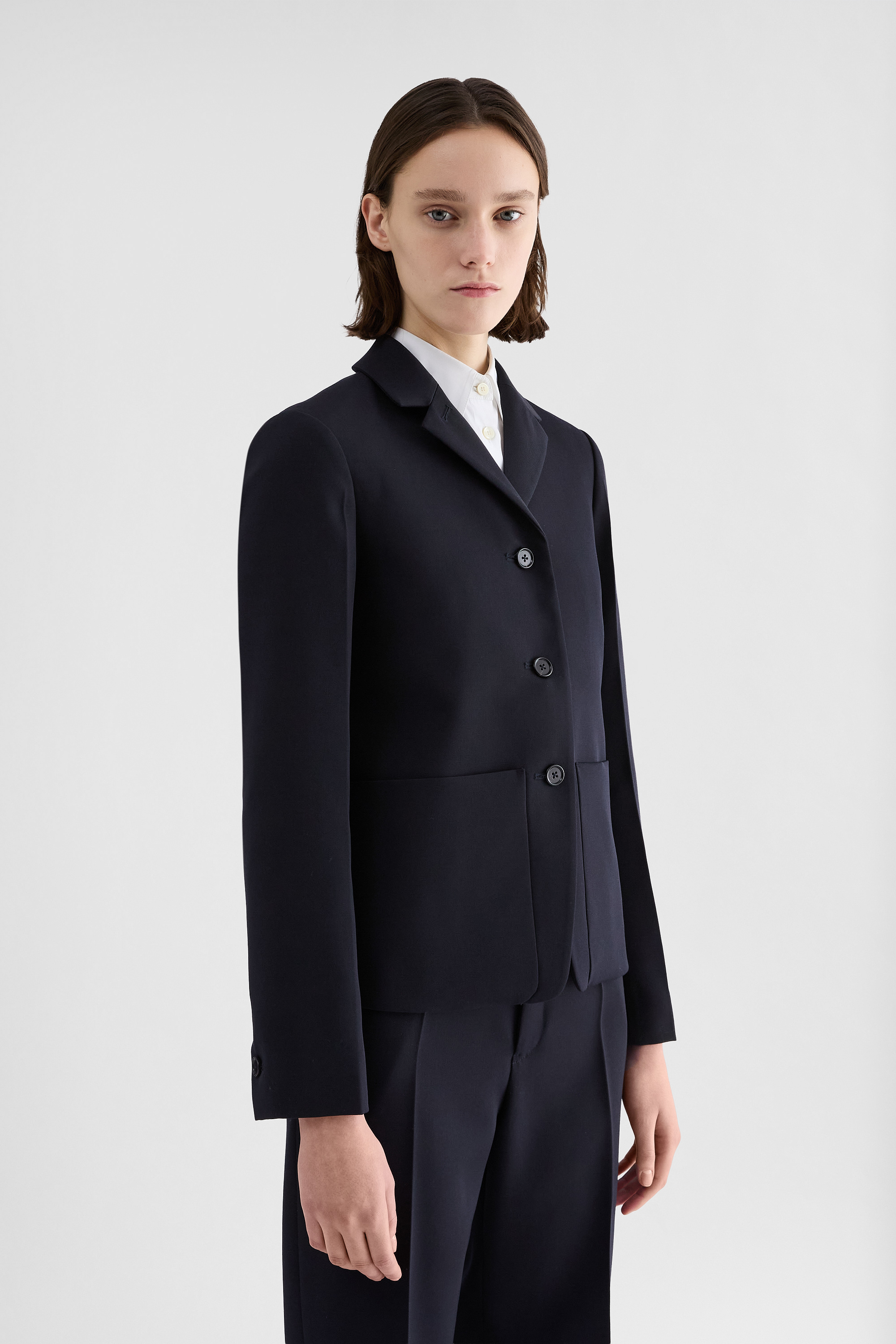 Wool Gabardine Jacket Woman | Jil Sander Official Online Store