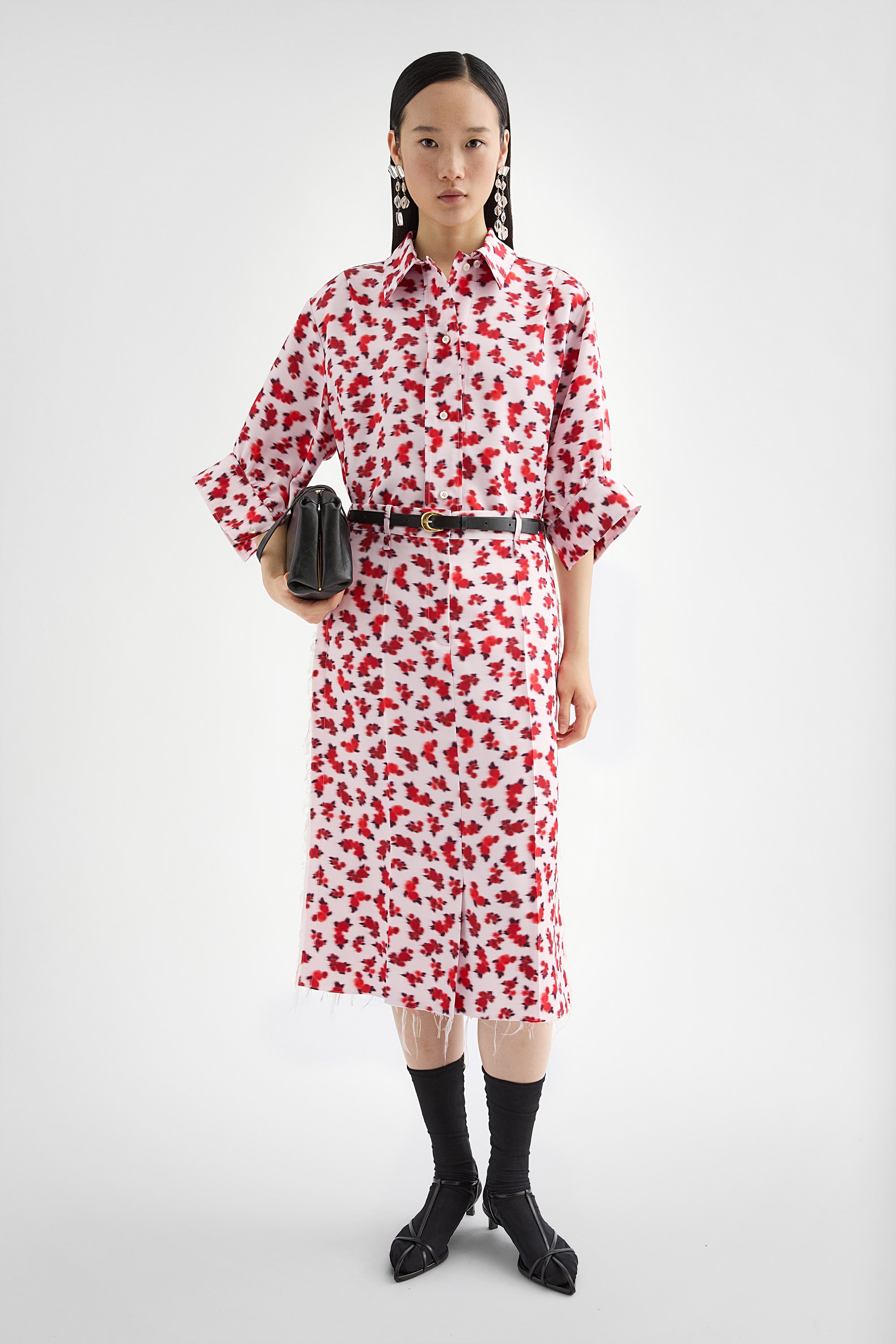 Fluid Viscose Printed Shirt - Shirts - Image 1