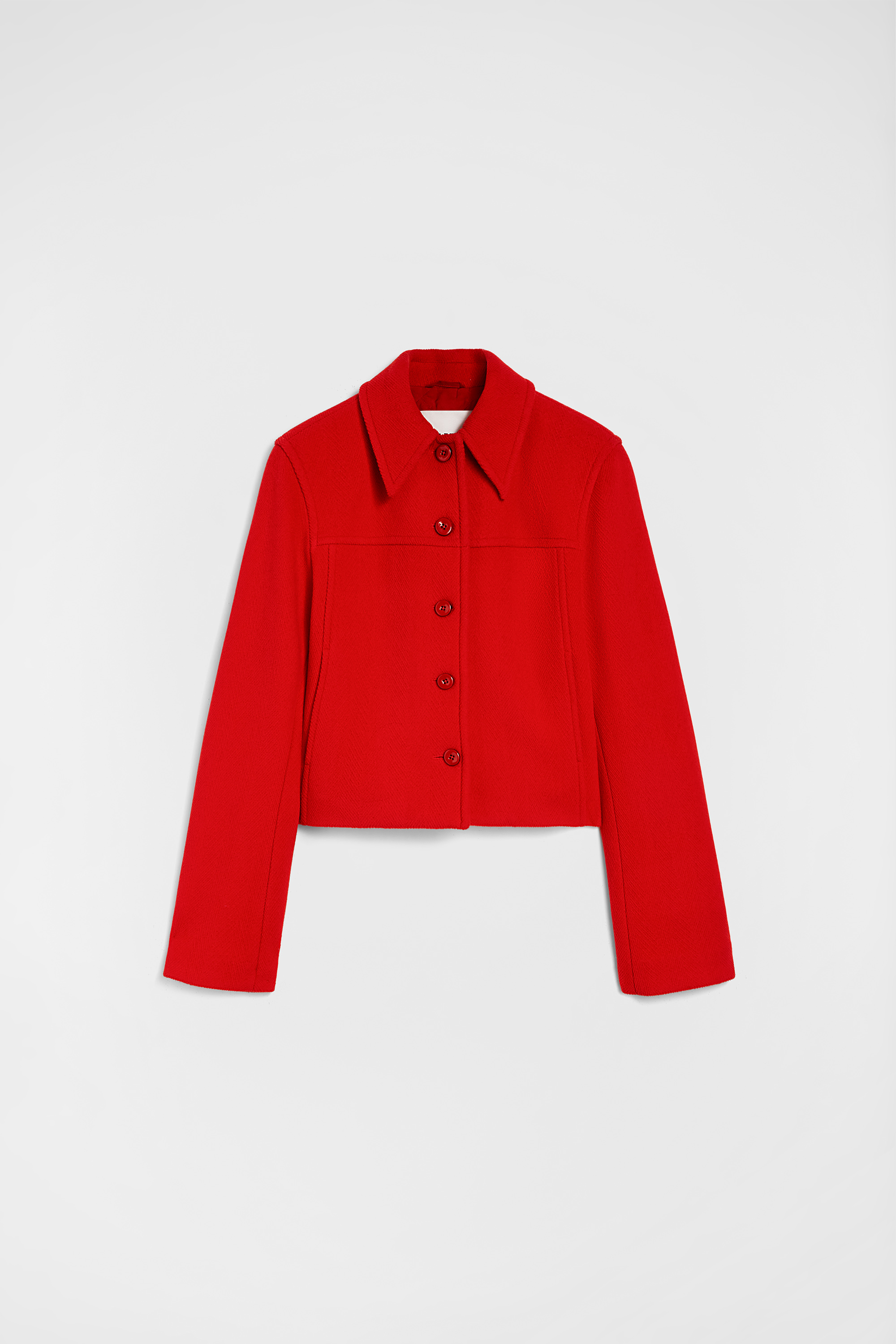 Wool Chevron Jacket - Jackets - Image 6