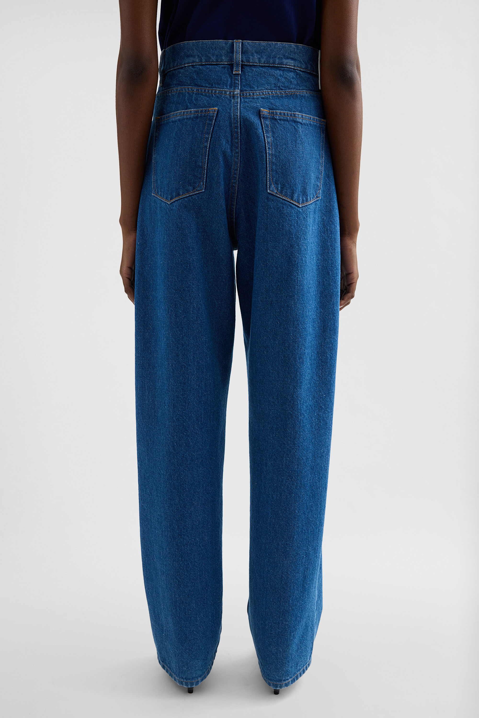 Loose Denim Trousers 4