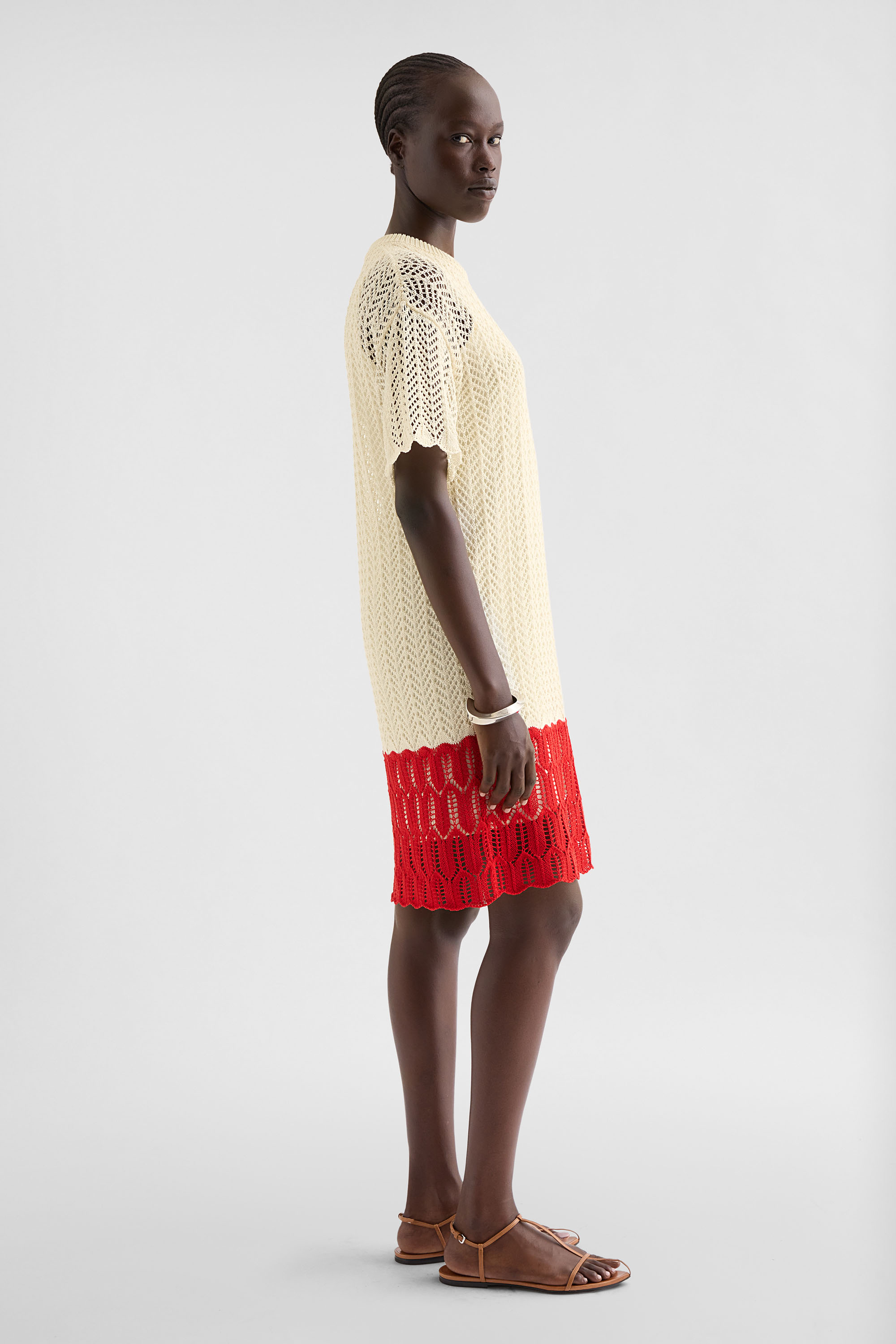 Cotton Pointelle Mini Dress 2