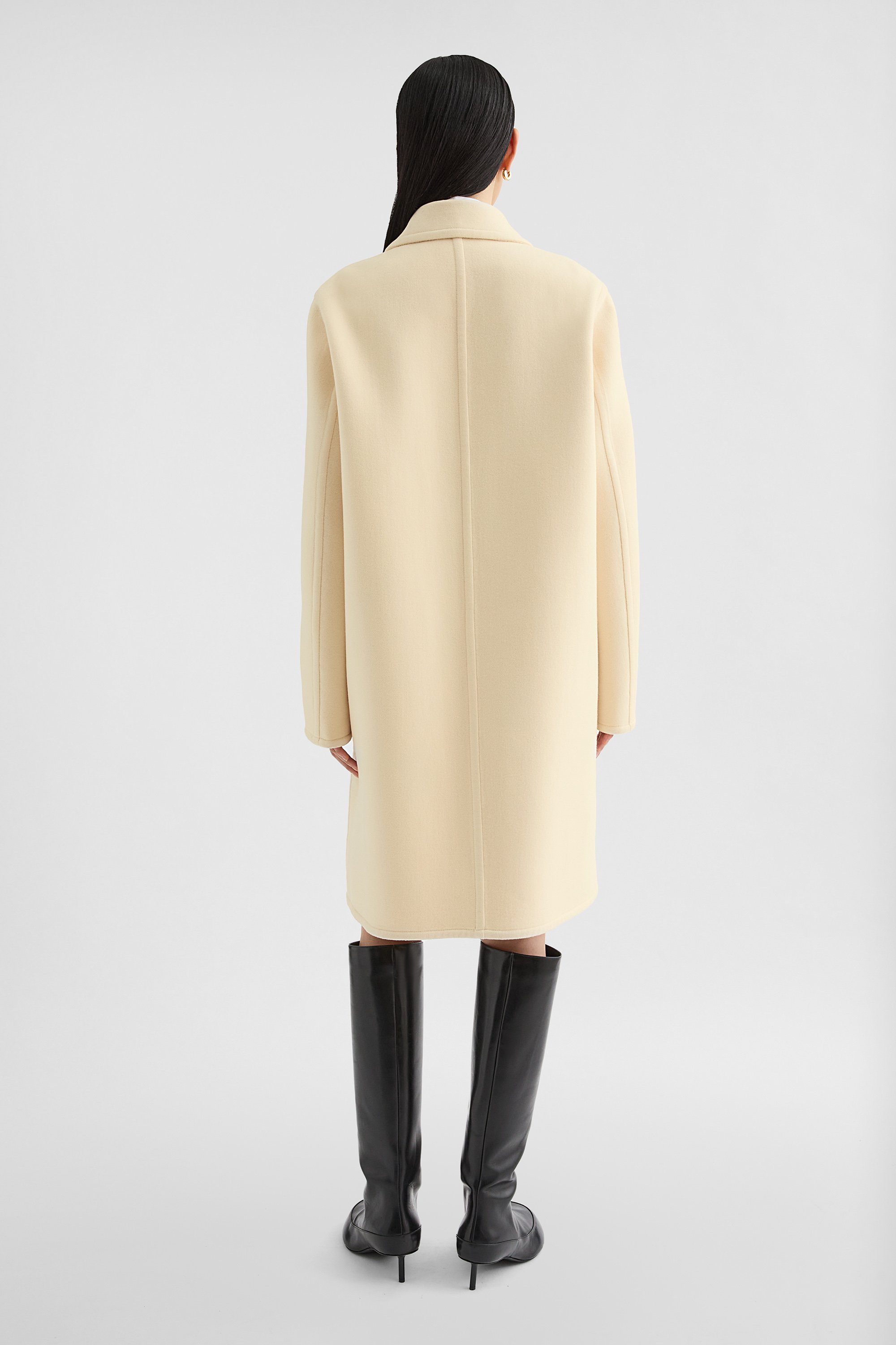 Double Wool Coat - Coats - Image 4