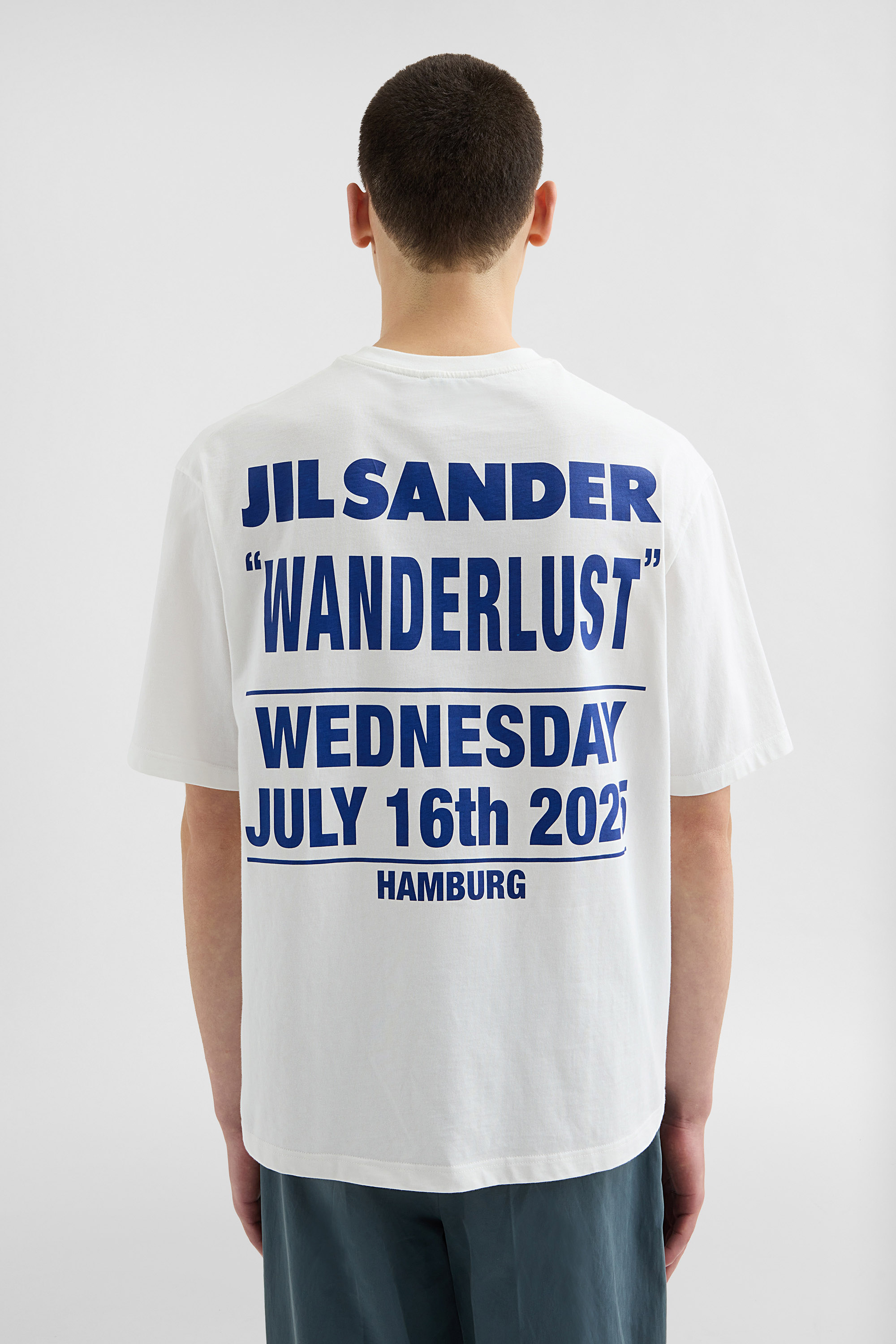 コットン クルーネックTシャツ メンズ | Jil Sander 公式オンラインストア