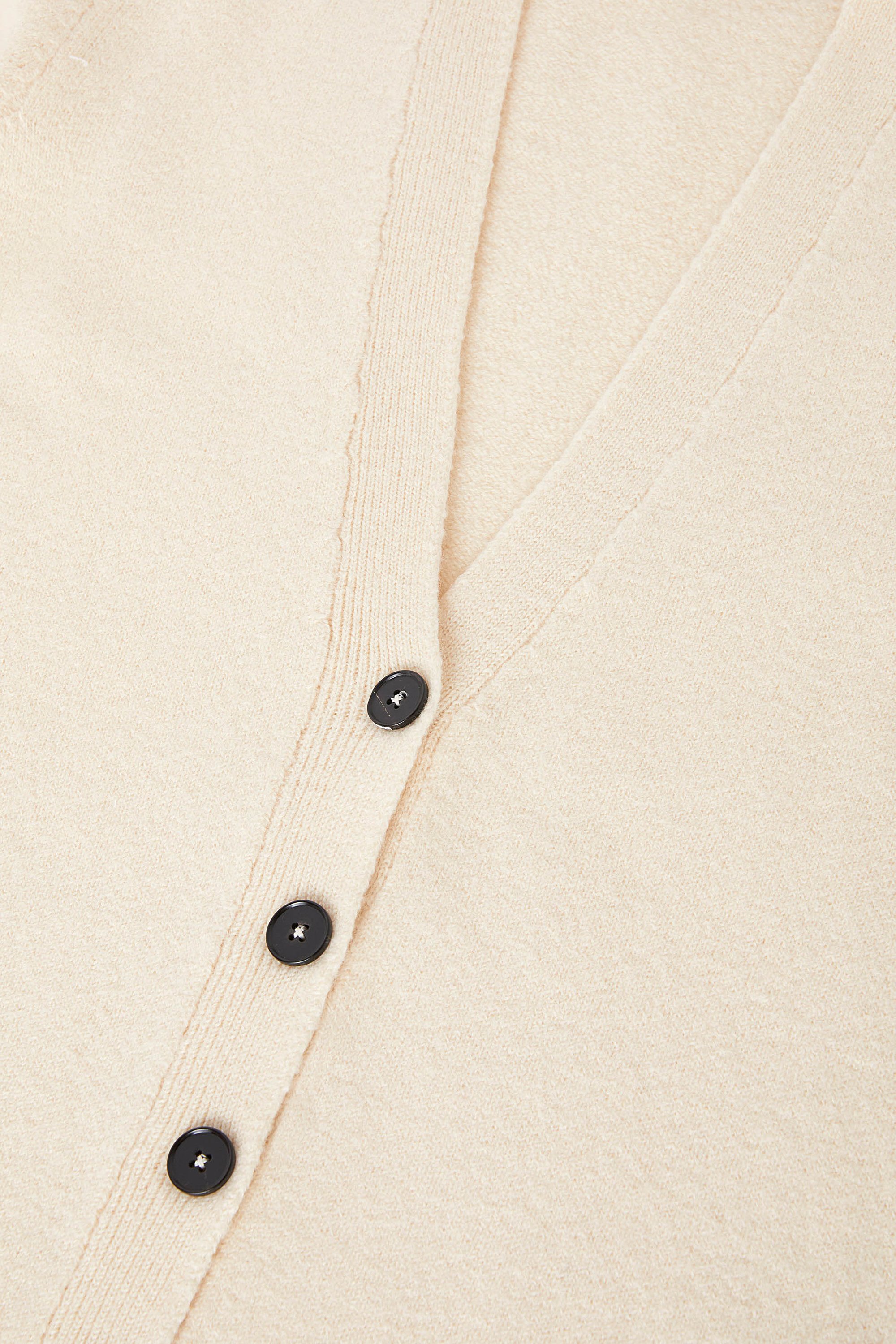 Wool V-Neck Cardigan - Sweaters - Image 2
