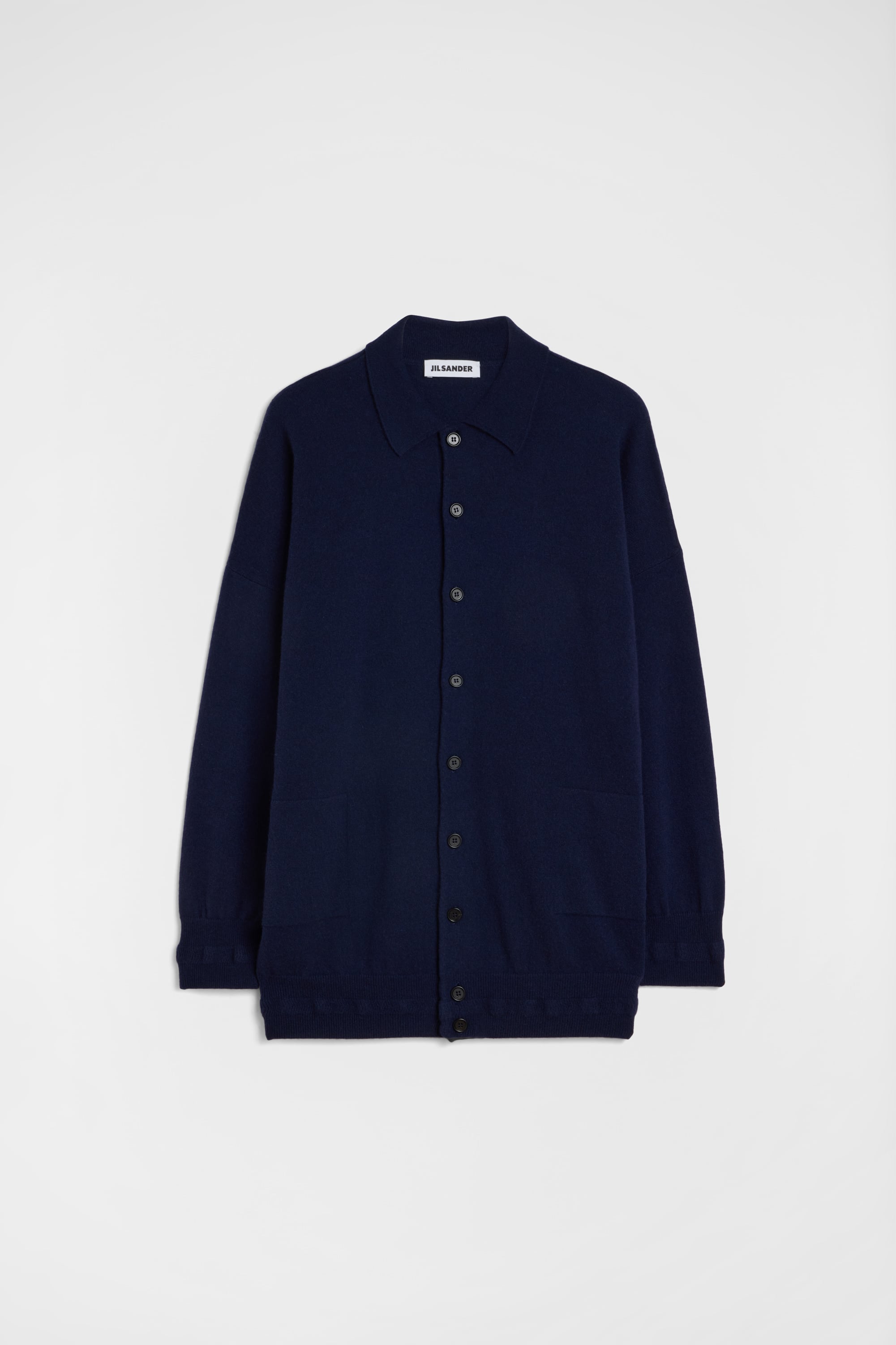 カシミヤ ポロカーディガン メンズ | Jil Sander 公式オンラインストア