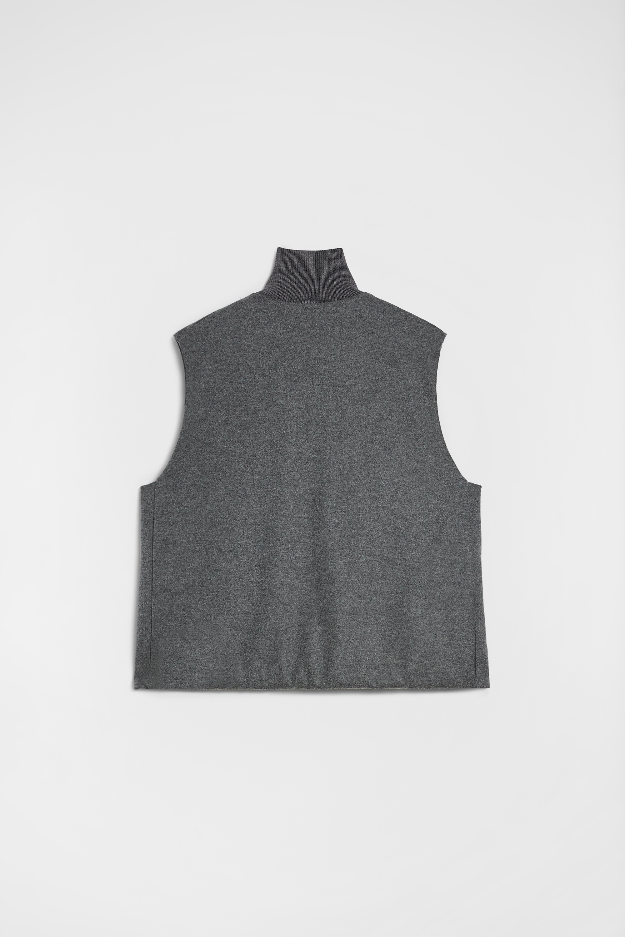 Wool Melton Padded Vest Man | Jil Sander Official Online Store