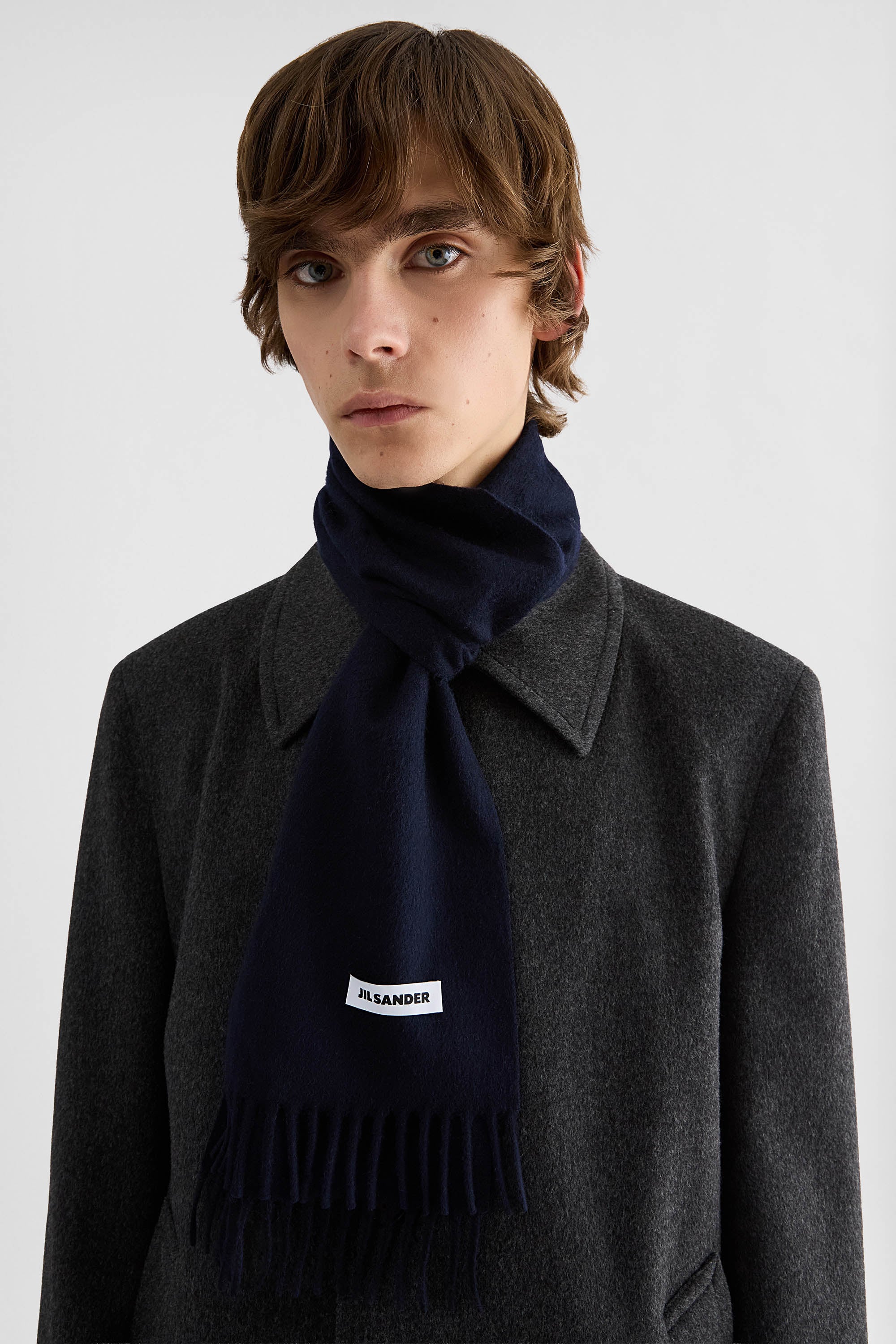 Jil sander ナローウールブレンドスカーフ ナローウールスカーフ ウィメンズ | Jil Sander 公式オンラインストア