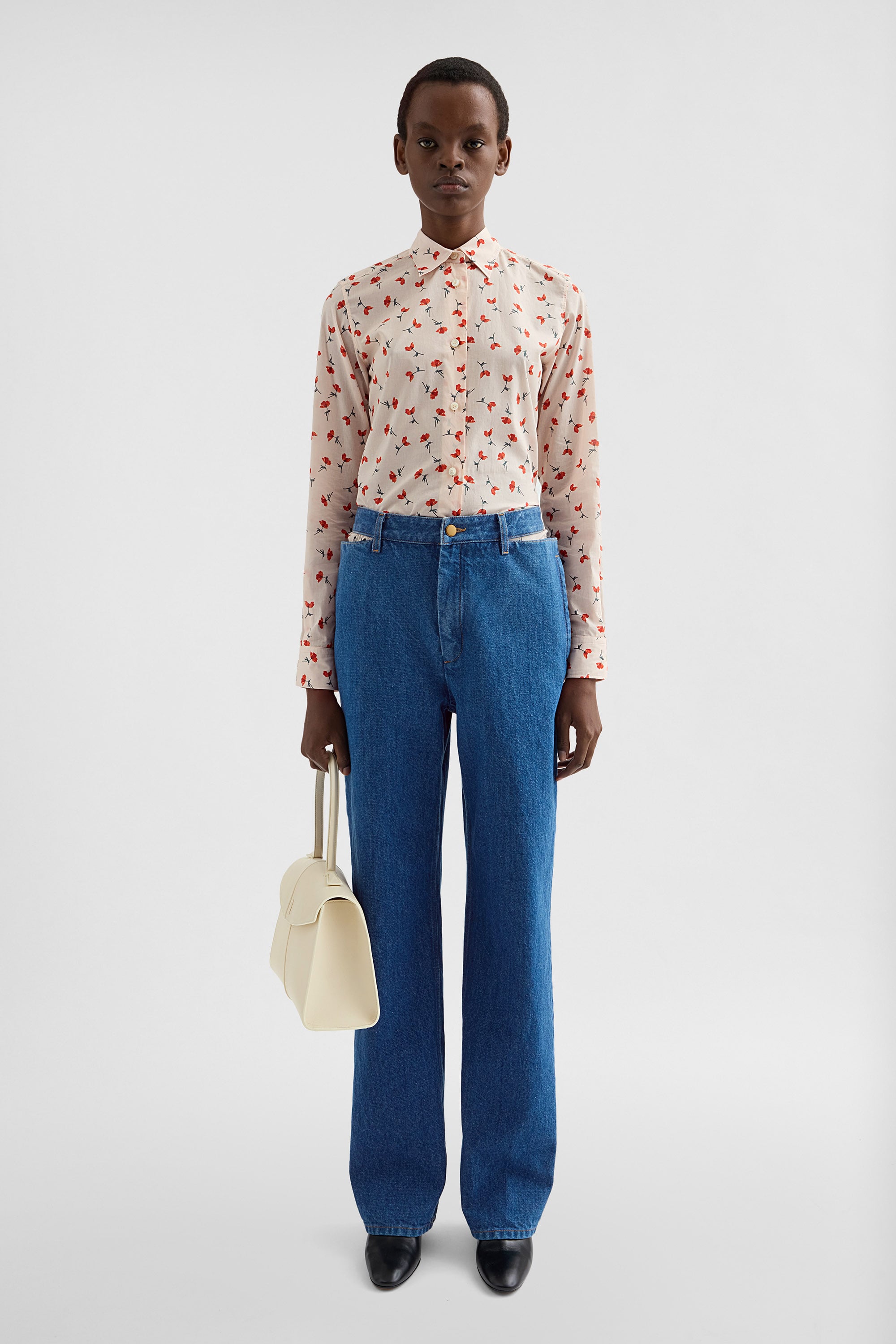 Denim Cut-Out Trousers Woman | Jil Sander Official Online Store
