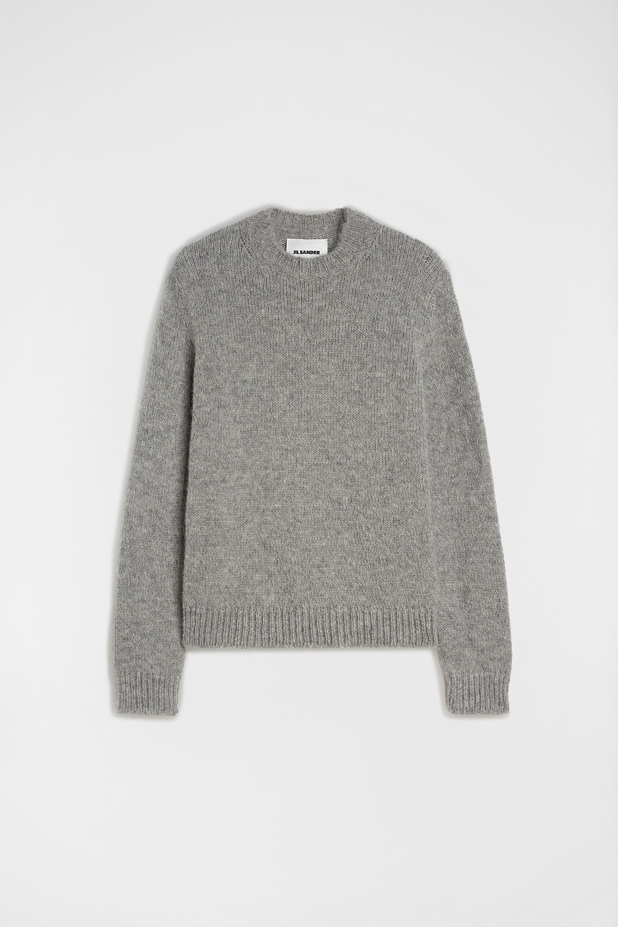 JIL SANDER WARDROBEミッドウェイト ウール クルーネック ミッドウェイト ウール クルーネックセーター メンズ | Jil Sander