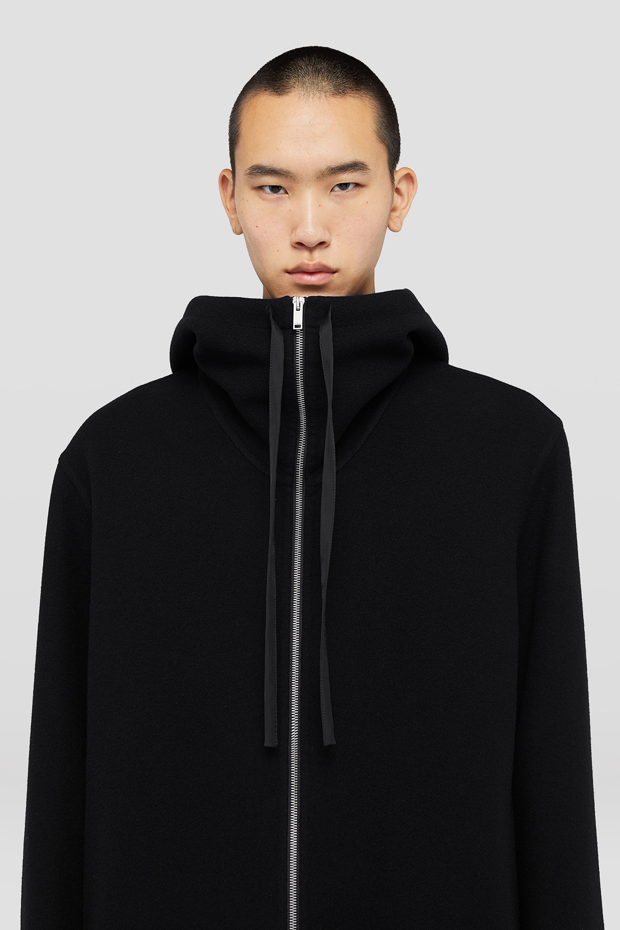 Cashmere Hooded Blouson Man | Jil Sander Official Online Store