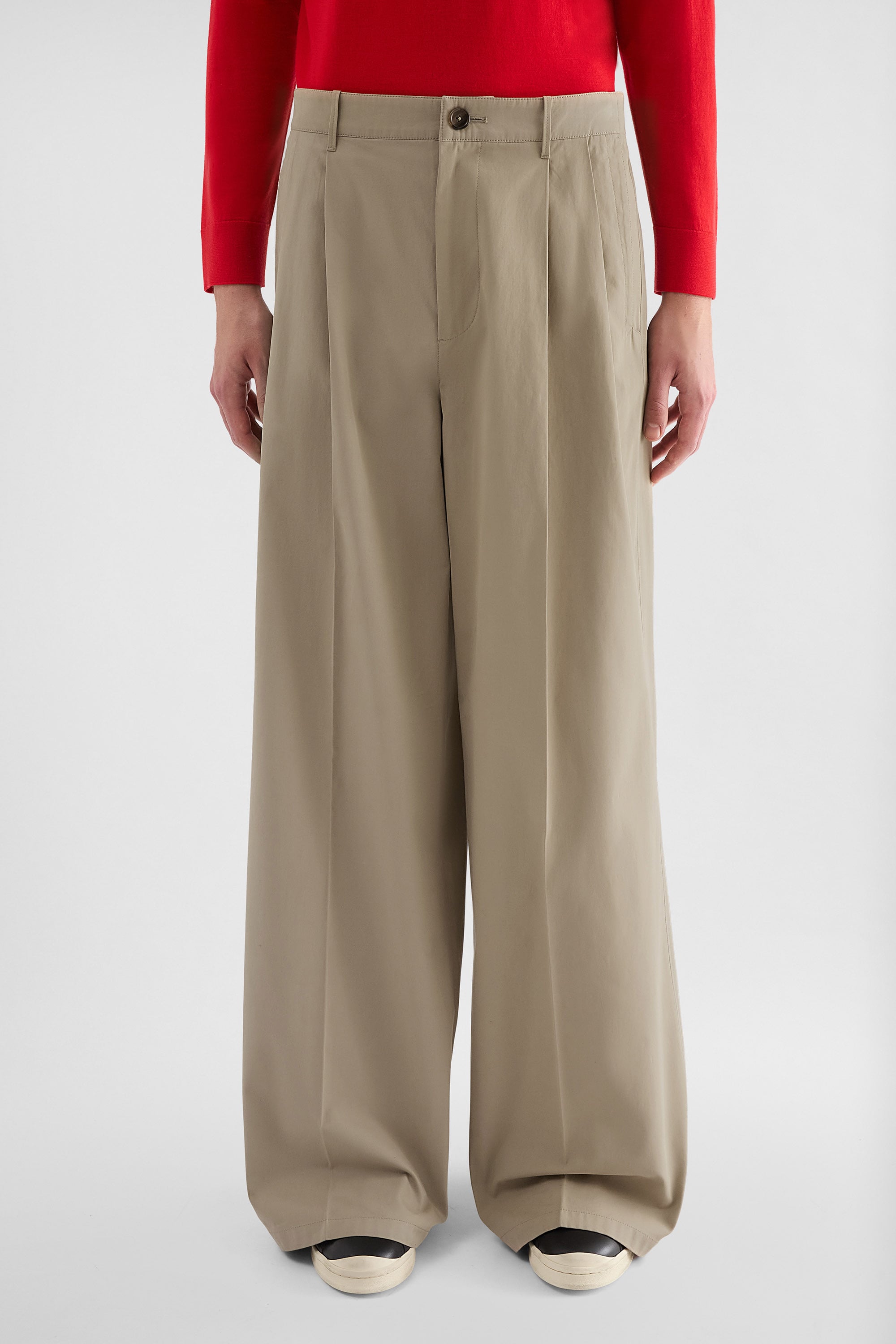 Cotton Drill Trousers Man | Jil Sander Official Online Store