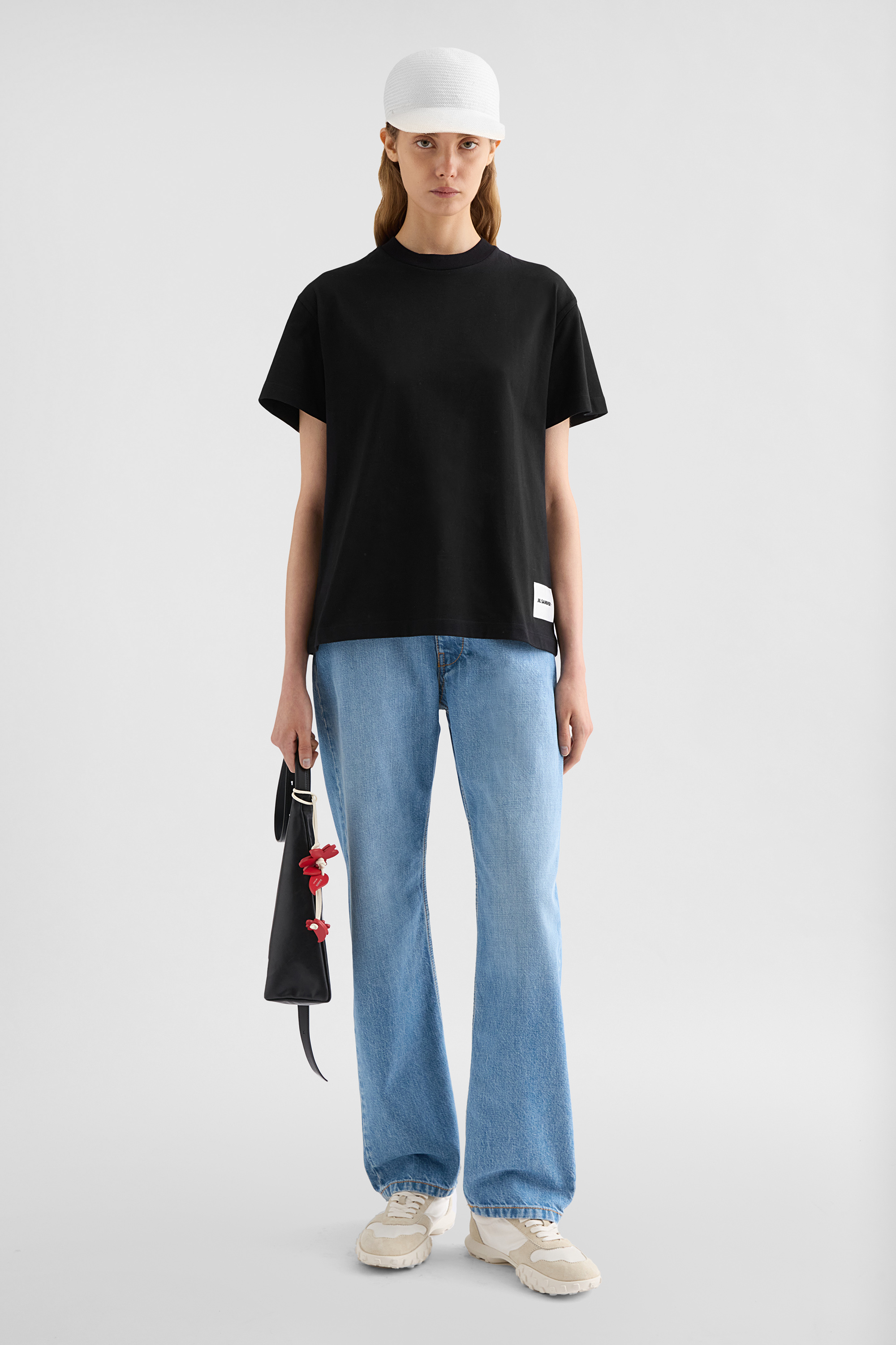 JIL SANDER ロゴラベル Tシャツ 3PACK 3-Pack Short-Sleeved T-Shirt Set Woman | Jil Sander Official