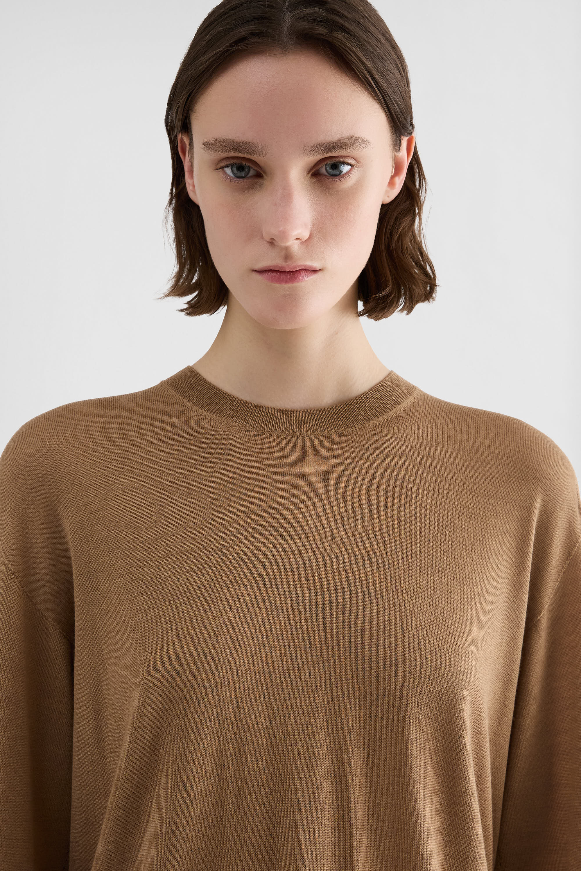 Cashmere Blend Crew-Neck Sweater Woman | Jil Sander Official 